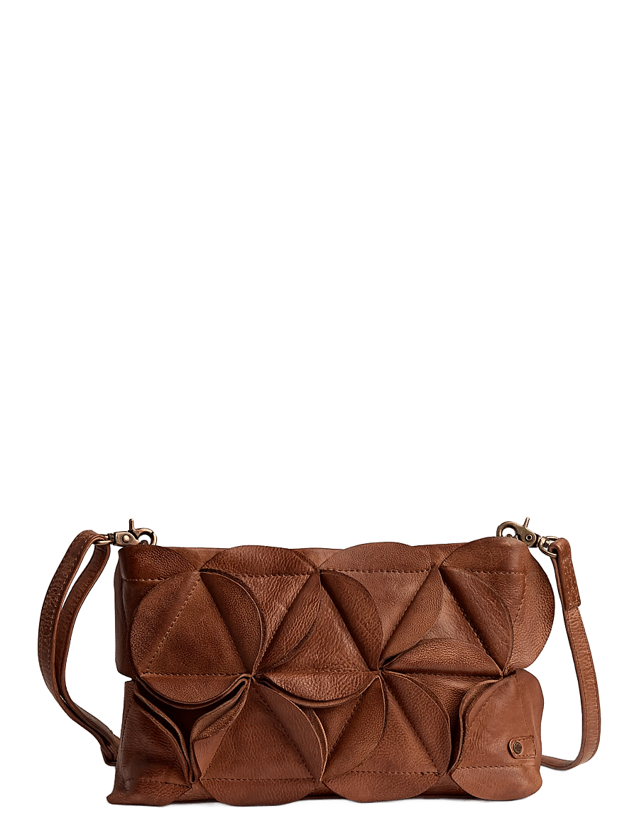 DEPECHE - Rio Clutch - umhängetaschen - 040 dark cognac - 0