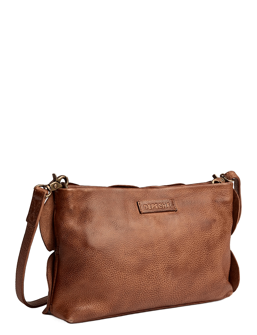 DEPECHE - Rio Clutch - umhängetaschen - 040 dark cognac - 1