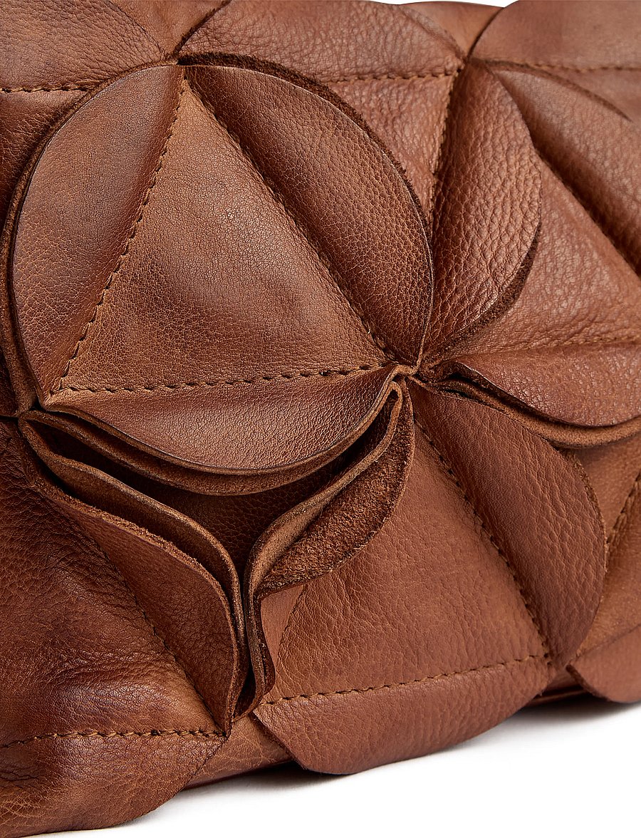 DEPECHE - Rio Clutch - umhängetaschen - 040 dark cognac - 2