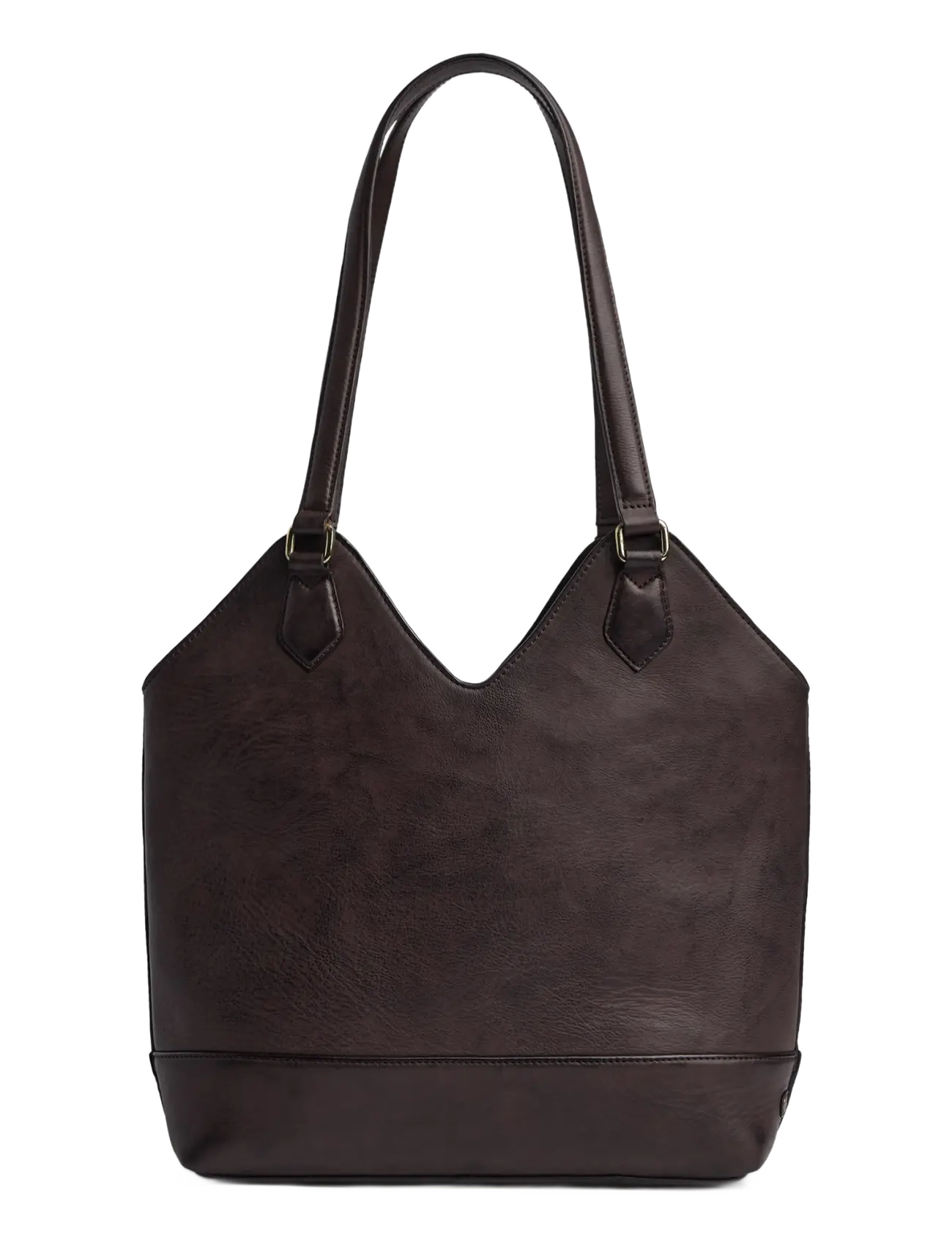 DEPECHE Golden Chic Handbag - Kontoririided - 106 COFFEE / brown