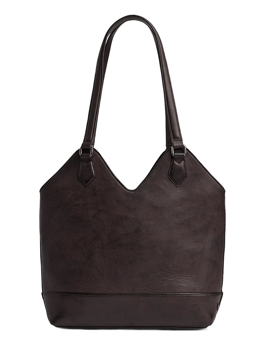 DEPECHE - Golden Chic Handbag - igapäevane stiil - 106 coffee - 0