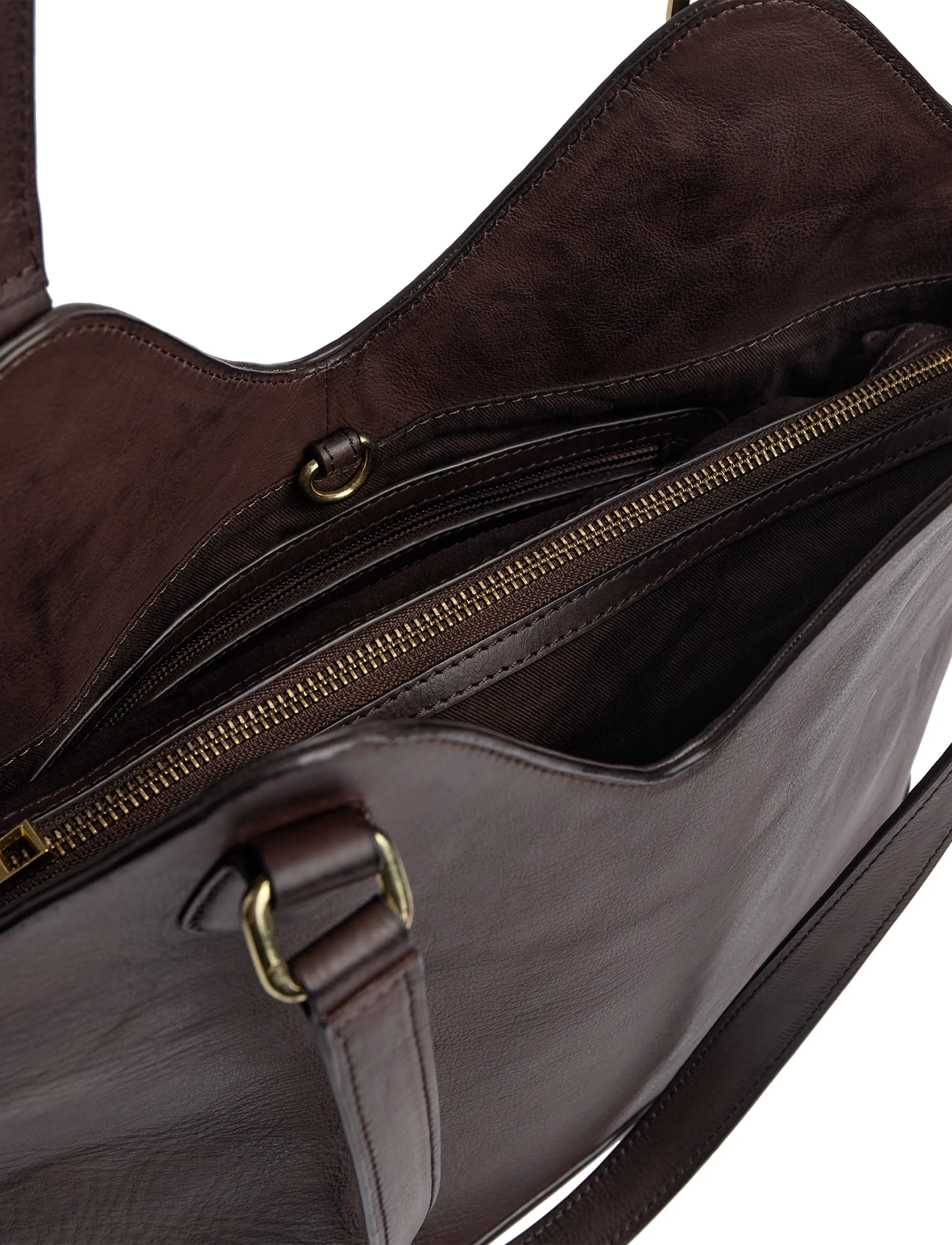 DEPECHE - Golden Chic Handbag - igapäevane stiil - 106 coffee - 2