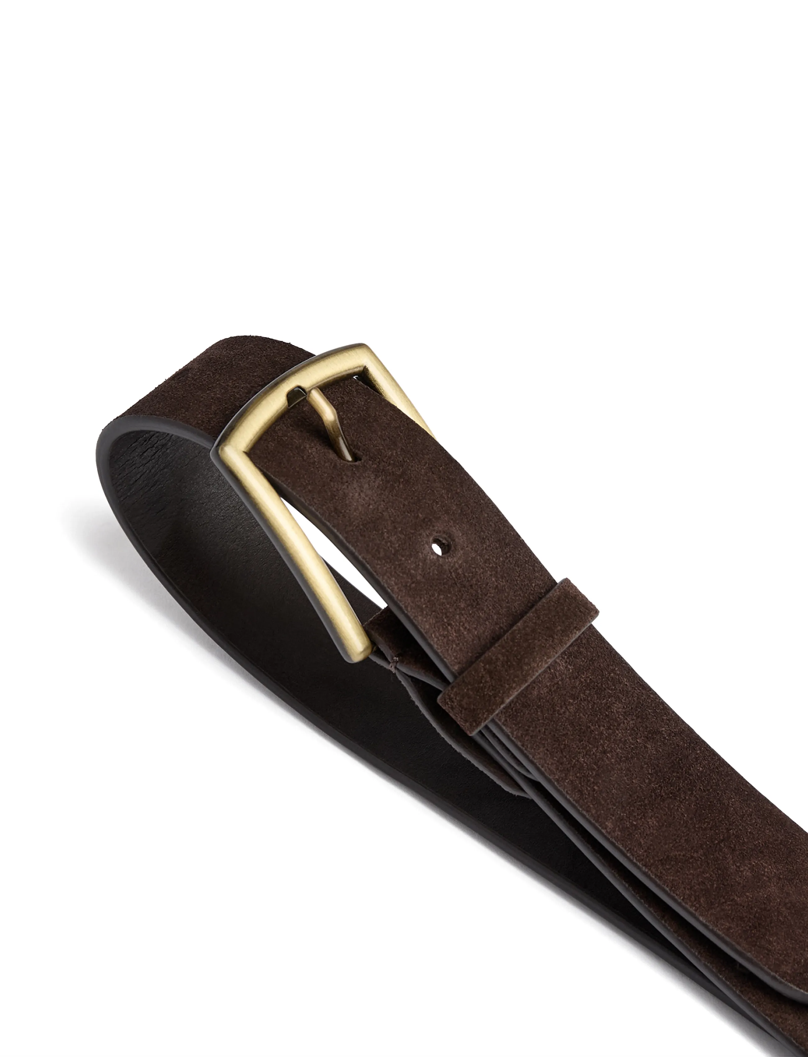 DEPECHE - Santa Fe belt - ledergürtel - 008 chocolate - 1
