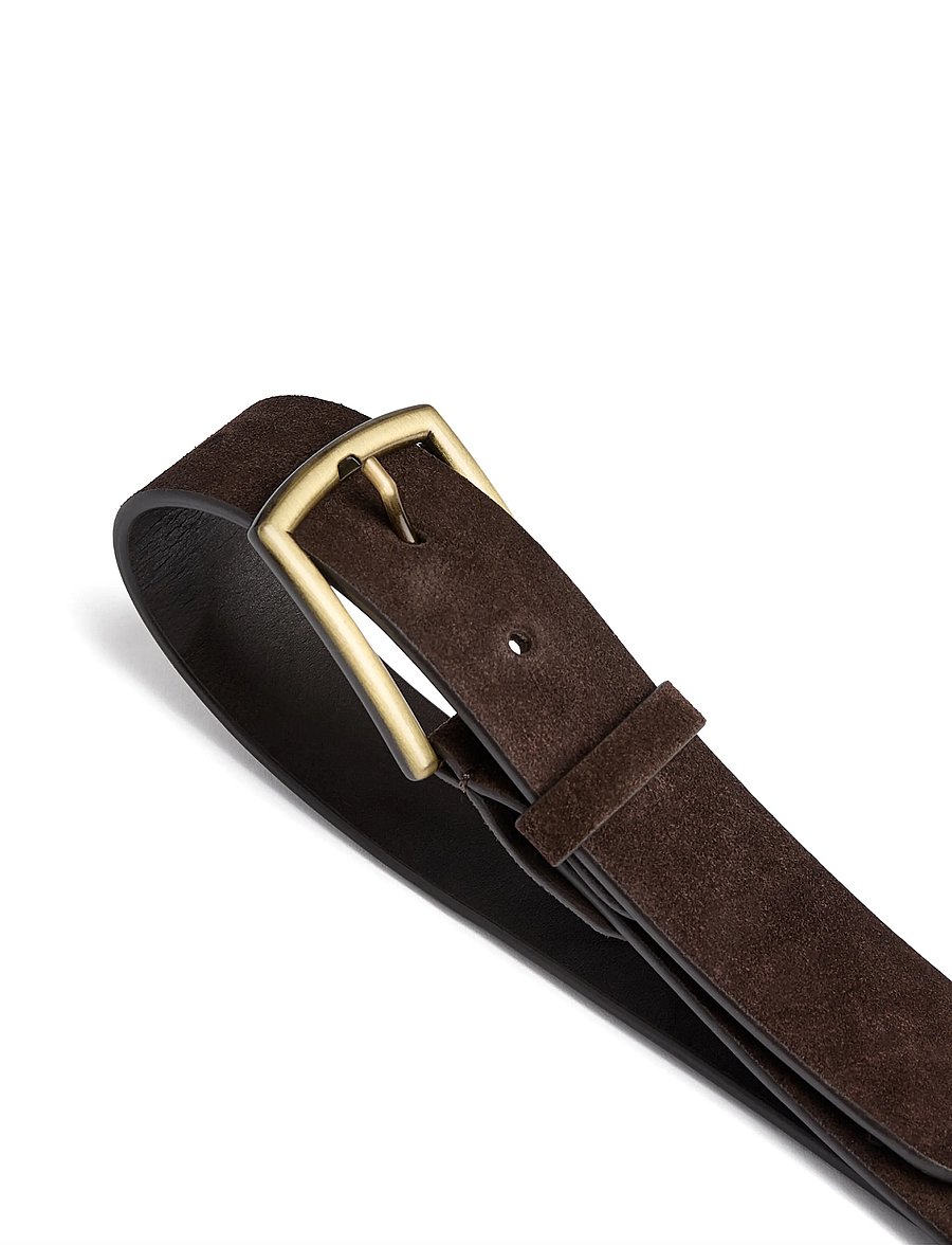 DEPECHE - Santa Fe belt - ledergürtel - 008 chocolate - 1