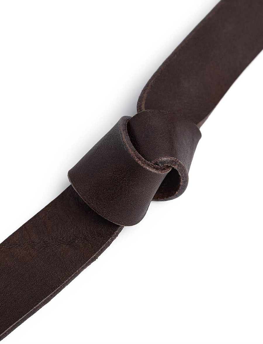 DEPECHE - Jeans Belt - freizeitgürtel - 161 dark brown - 1