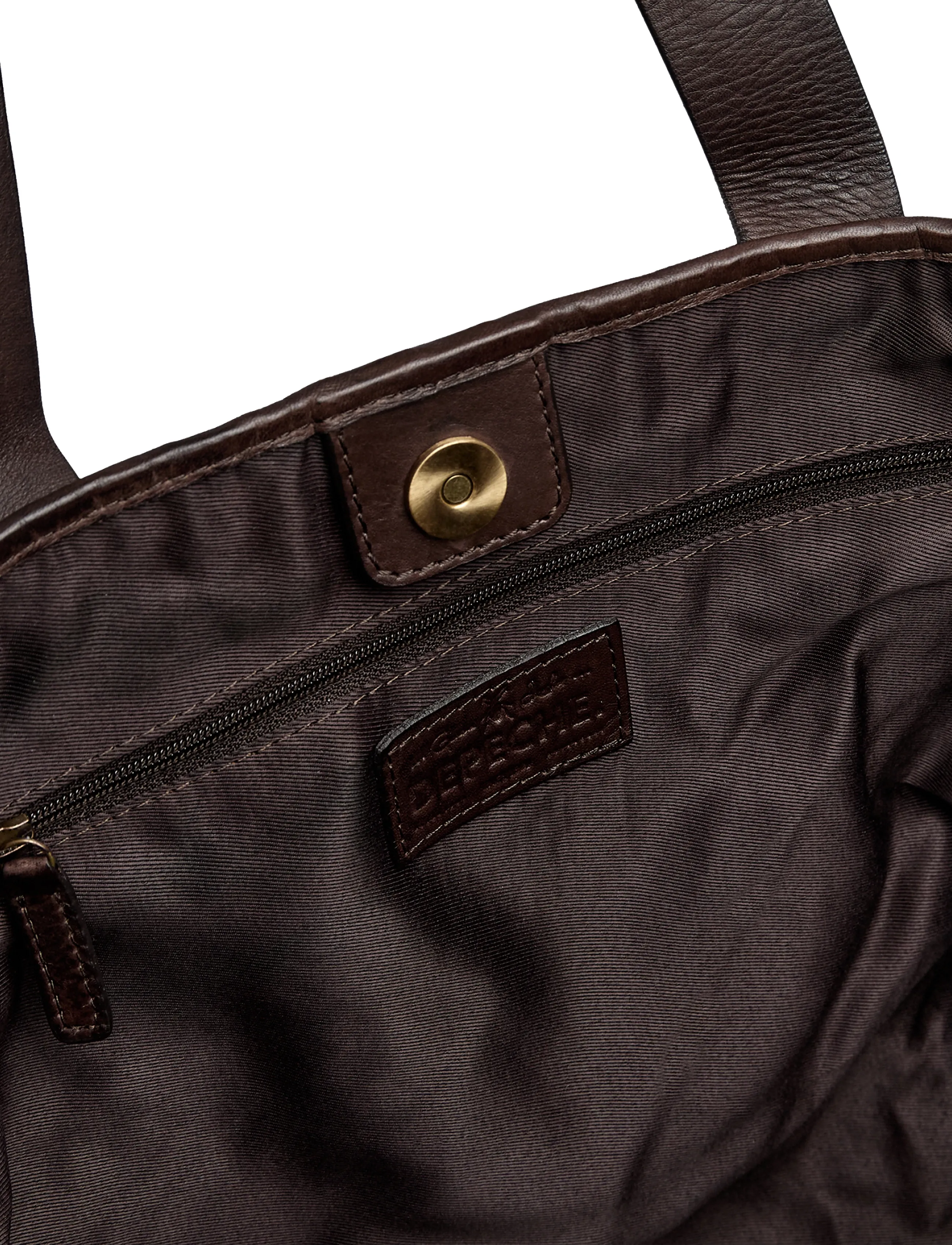DEPECHE - Sofya shopper - shopper - 161 dark brown - 2