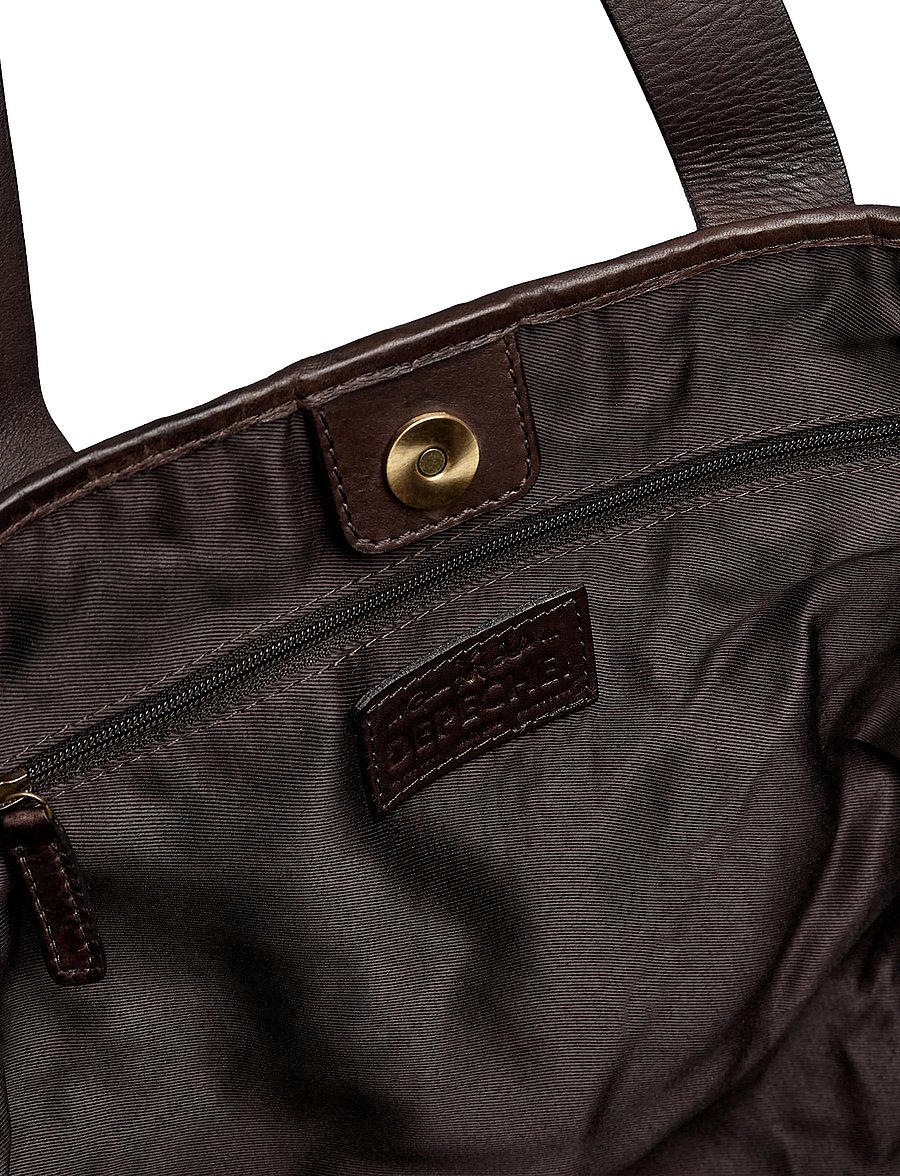 DEPECHE - Sofya shopper - shopper - 161 dark brown - 2