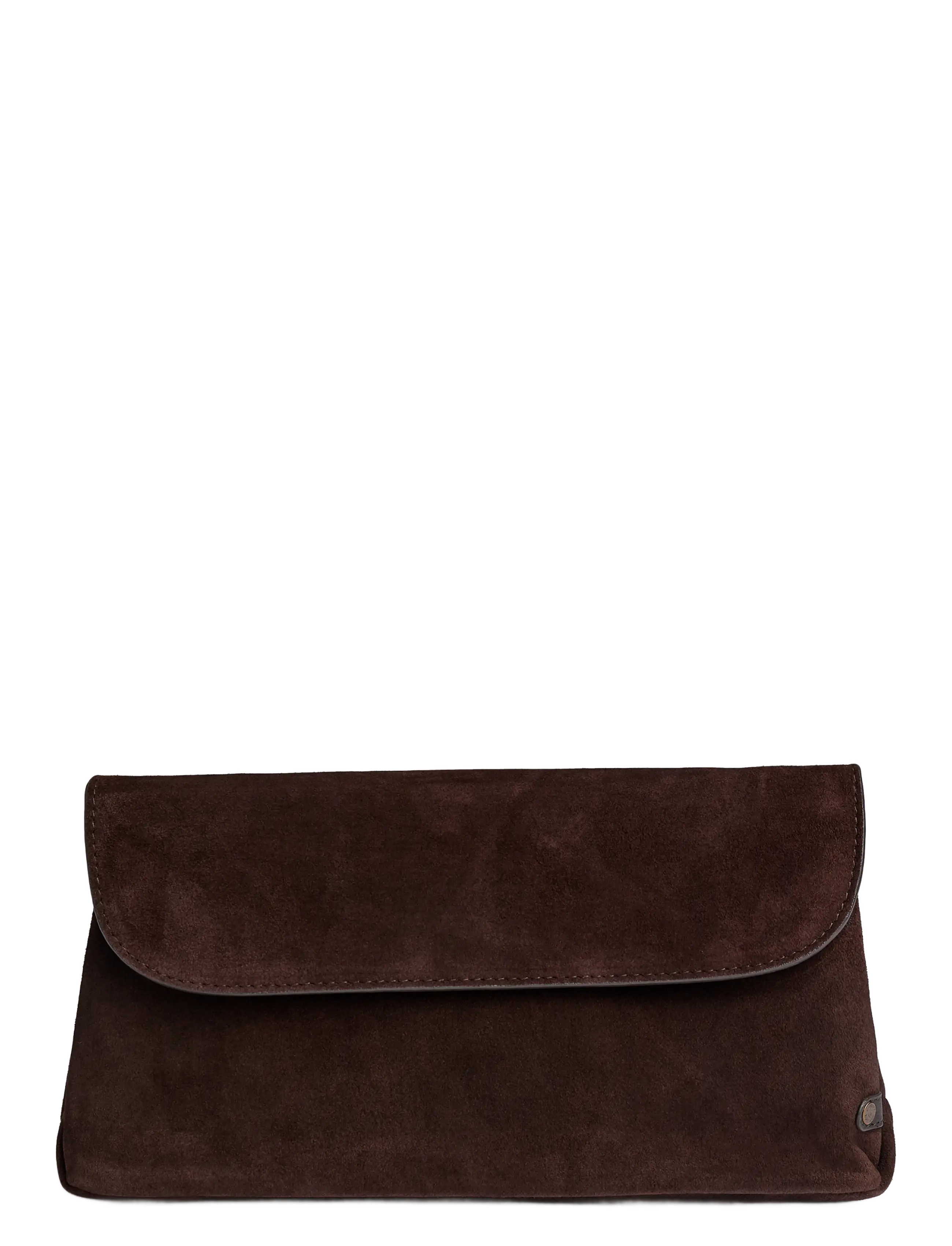 DEPECHE Bilbao clutch - Taschen - 008 CHOCOLATE / brown