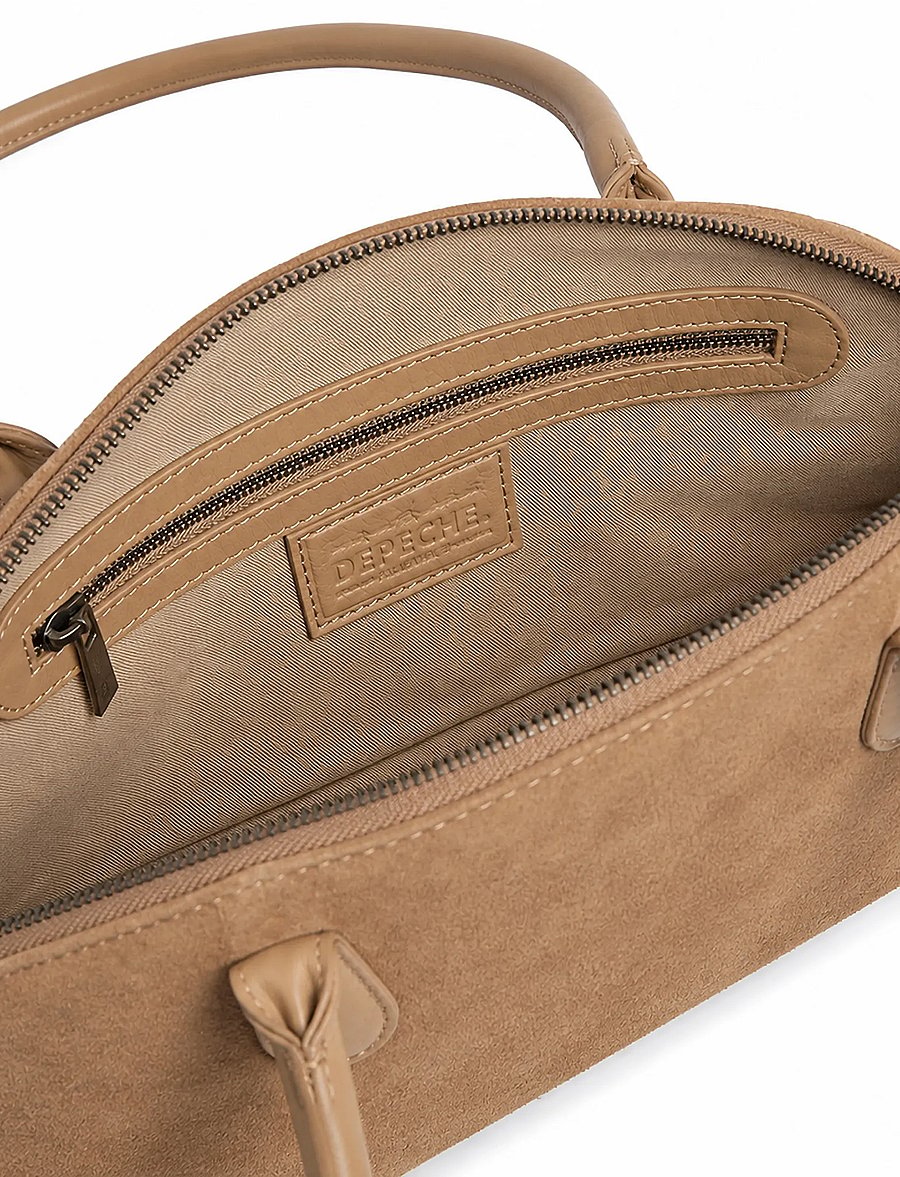DEPECHE - Bilbao Shoulderbag - alltags-style - 342 dark mud - 4