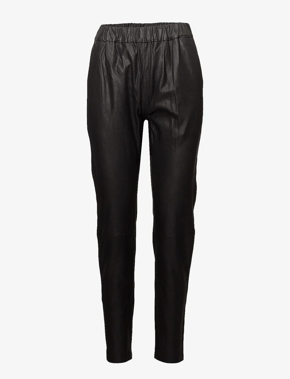 DEPECHE - Pant - leather trousers - black - 0
