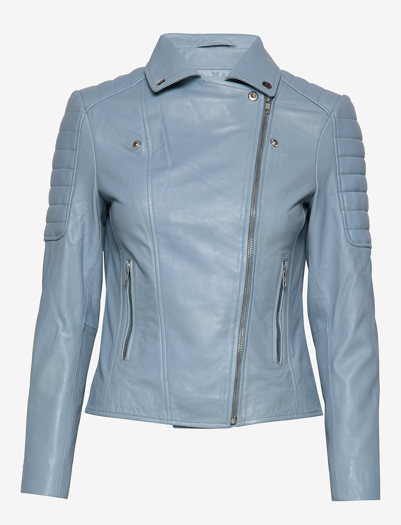 DEPECHE - Biker jacket - 144 denim blue - 1