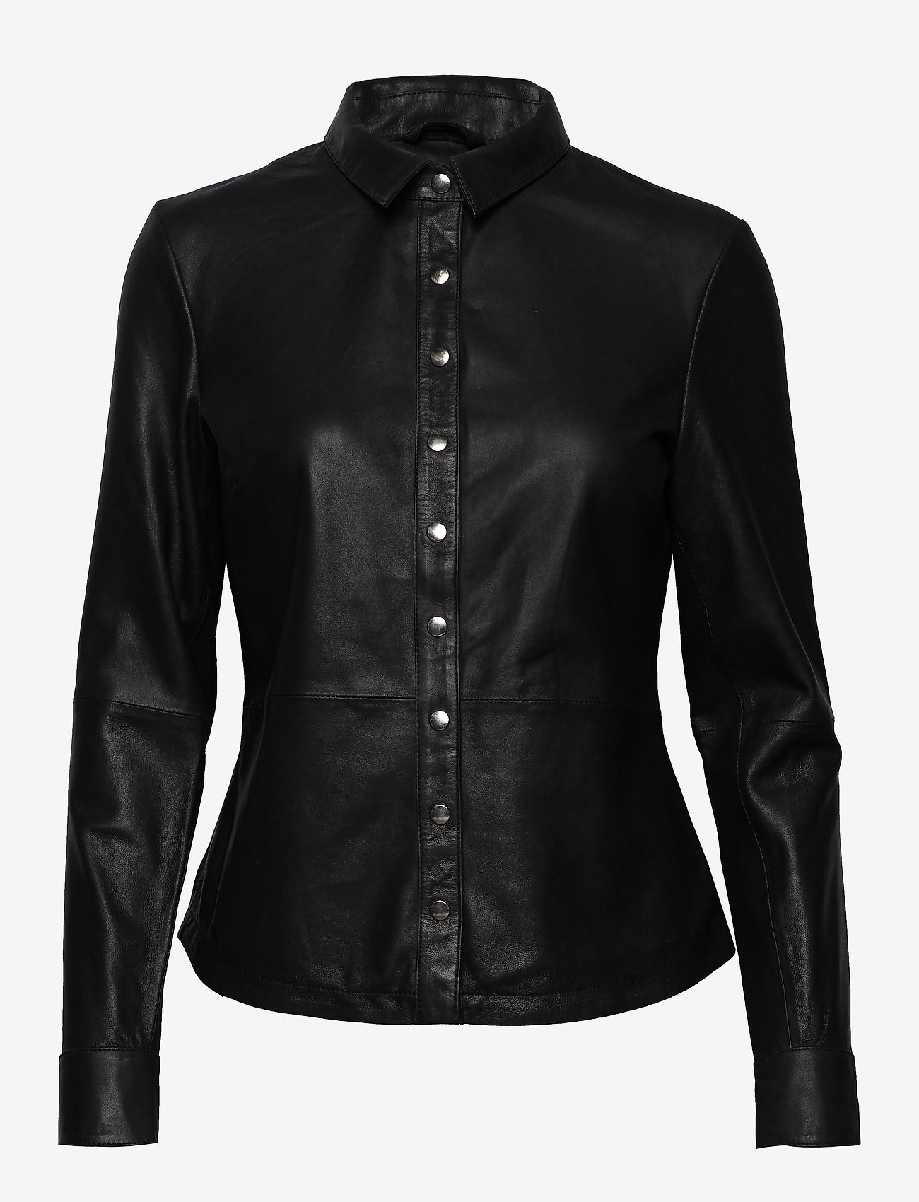 DEPECHE - Shirt w/buttons - long-sleeved shirts - black - 0