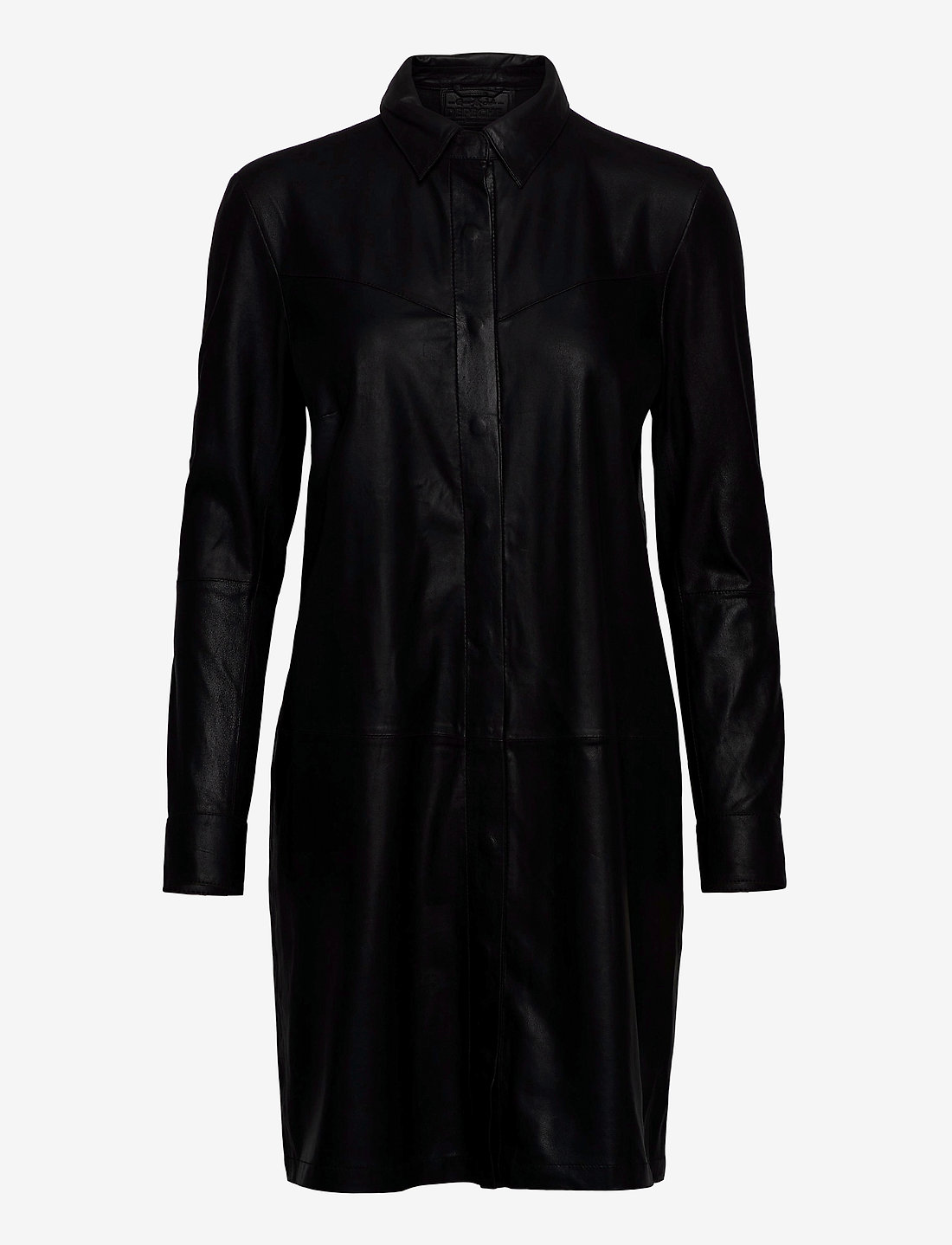 DEPECHE - Long shirt - skjortekjoler - black - 0