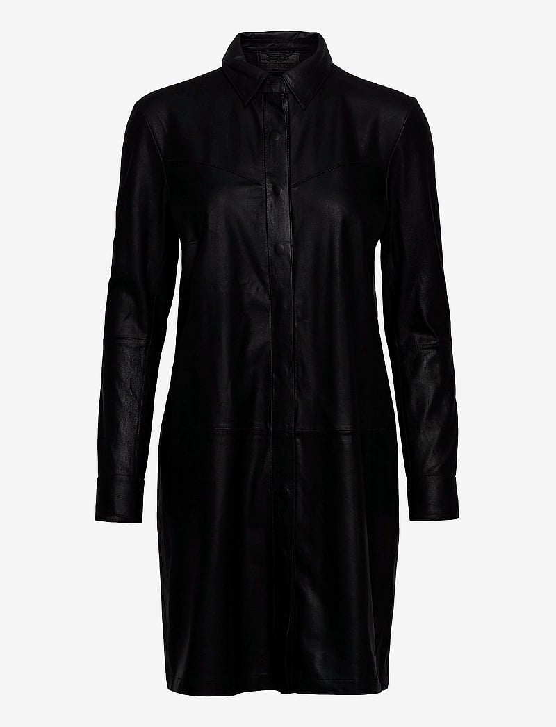 DEPECHE - Long shirt - skjortekjoler - black - 0