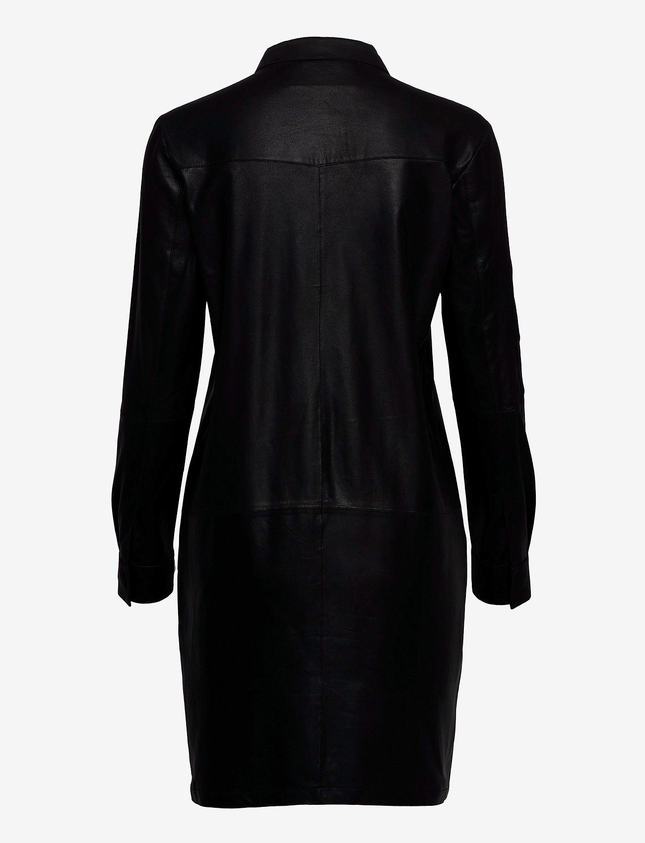 DEPECHE - Long shirt - skjortekjoler - black - 1