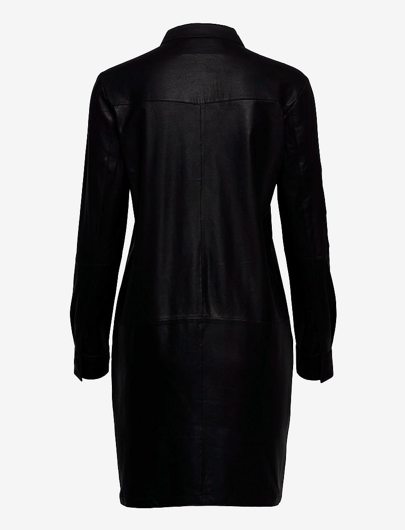 DEPECHE - Long shirt - skjortekjoler - black - 1