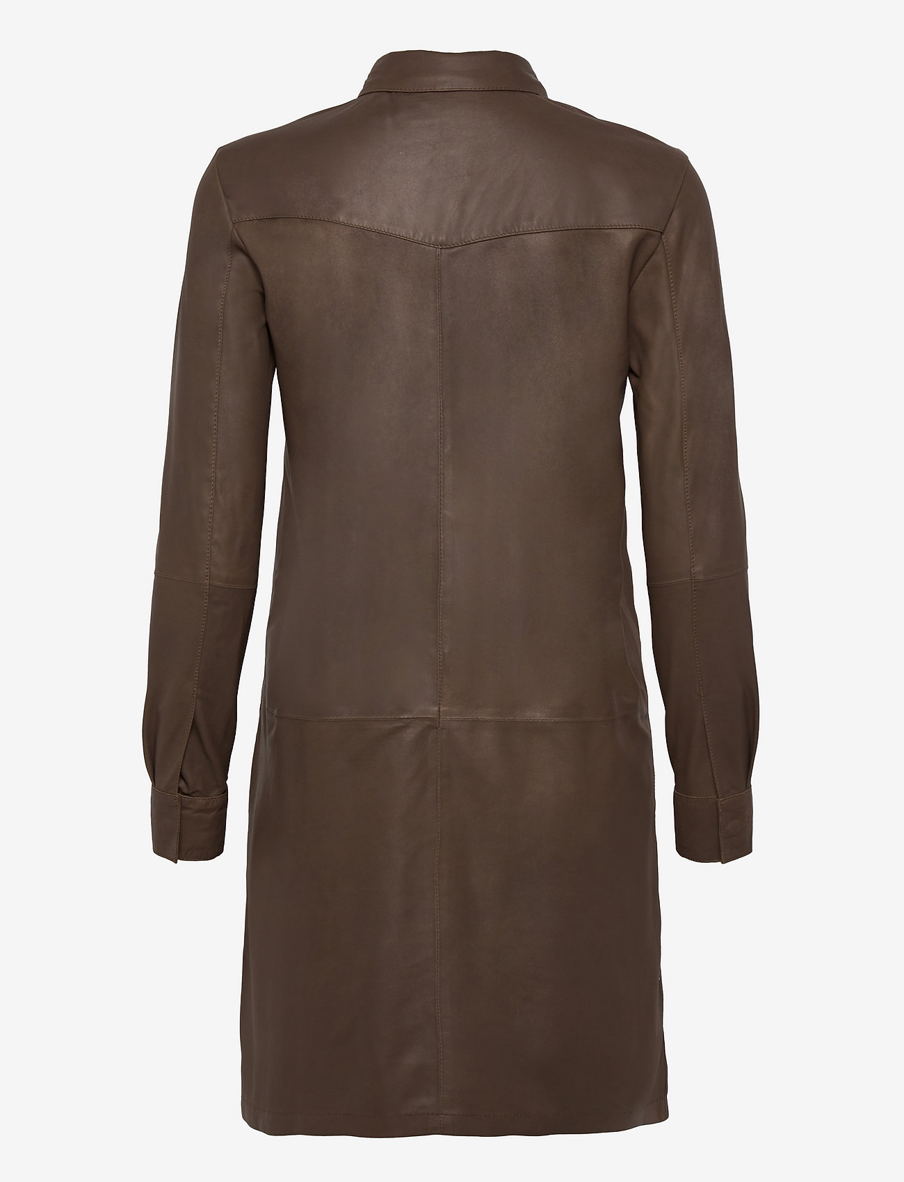 DEPECHE - Long shirt - särkkleidid - dusty taupe - 1