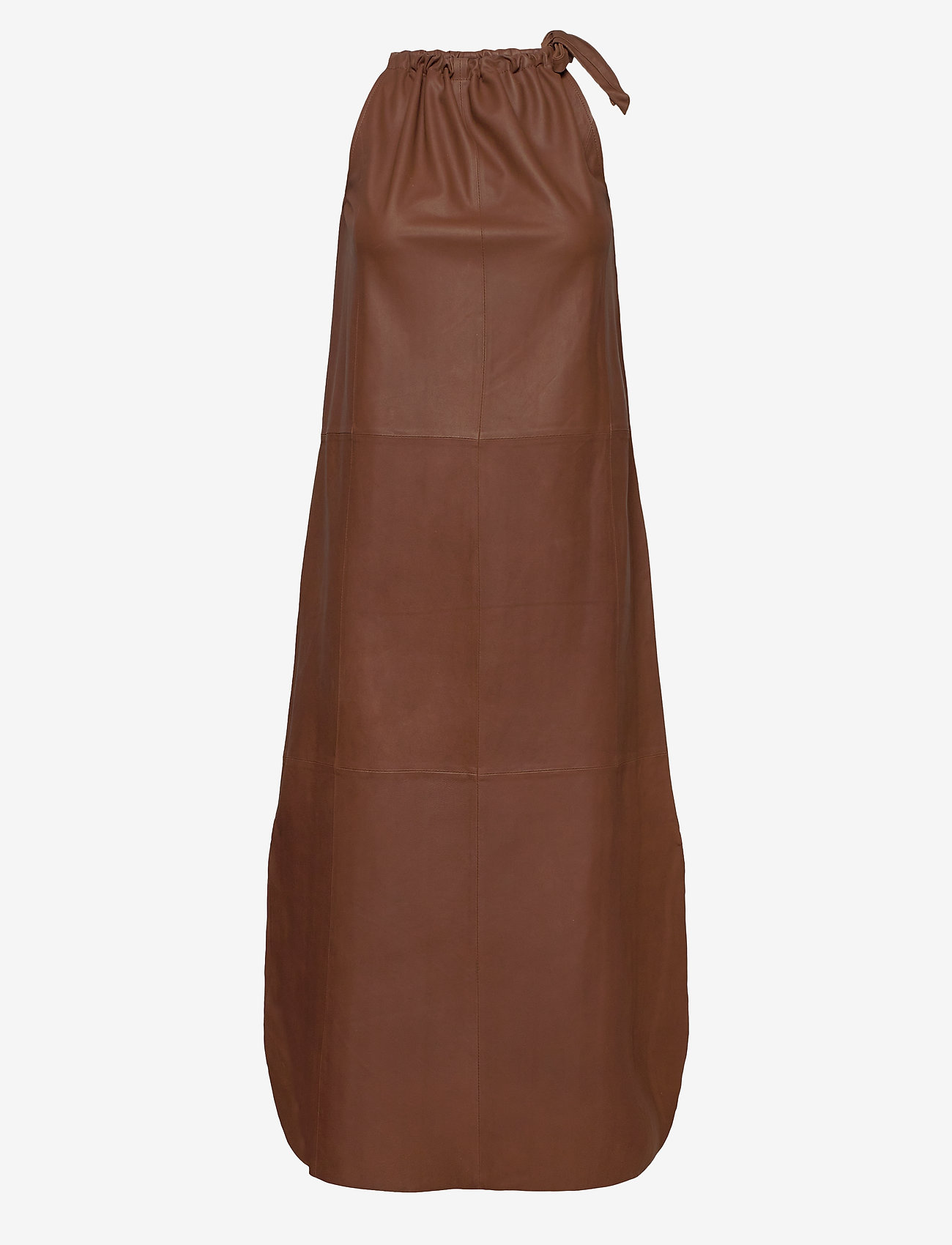 DEPECHE - Long dress - 150 tobacco - 0