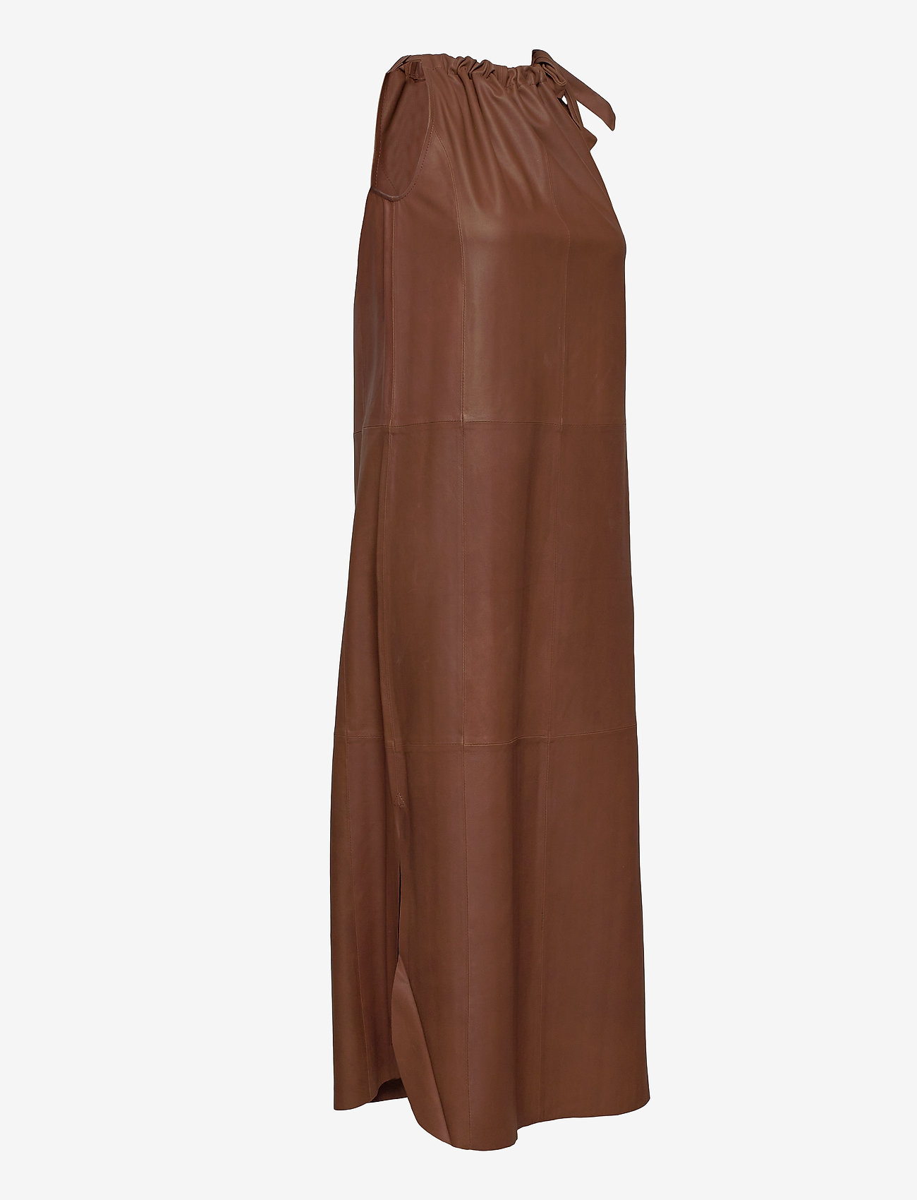 DEPECHE - Long dress - 150 tobacco - 2