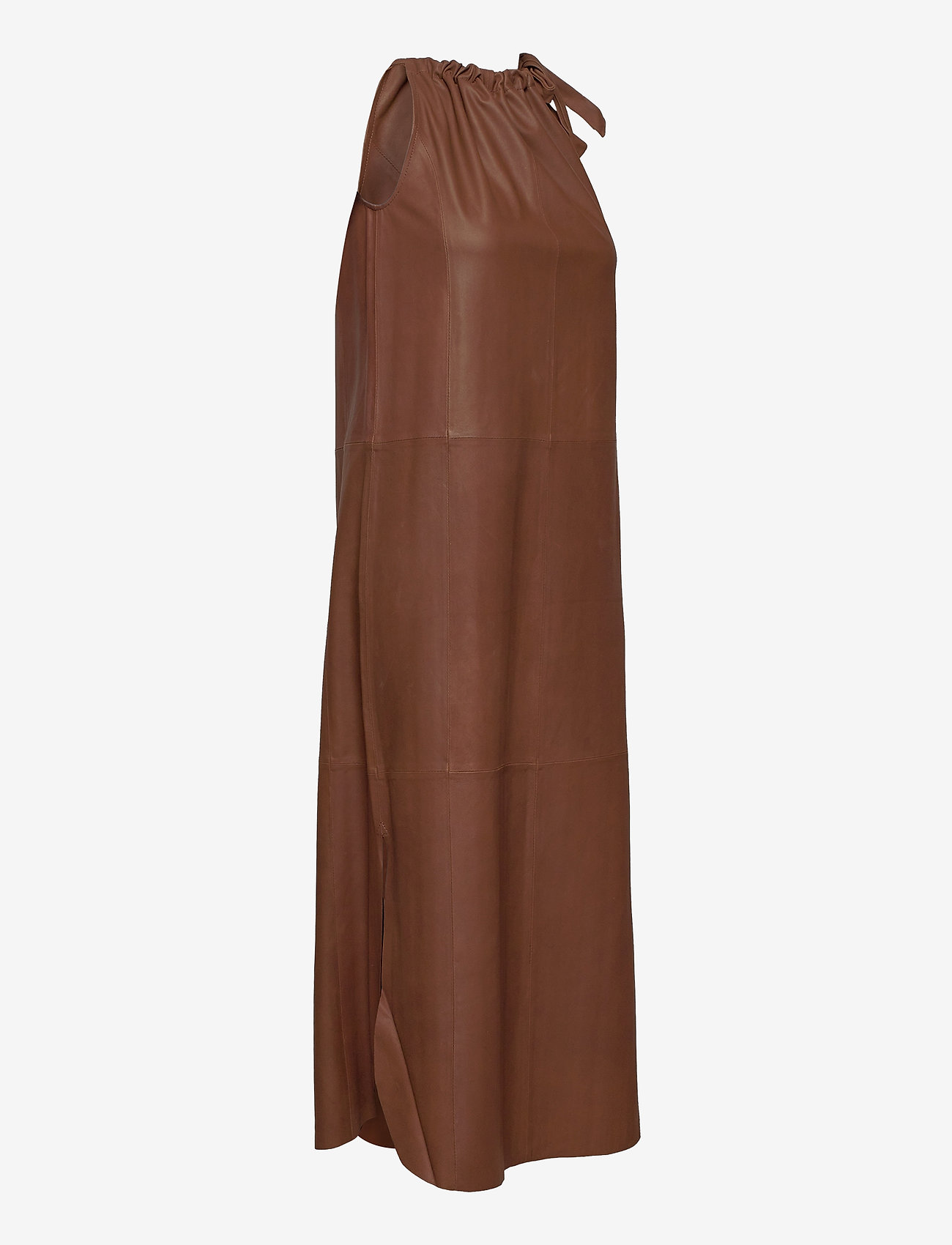 DEPECHE - Long dress - 150 tobacco - 3