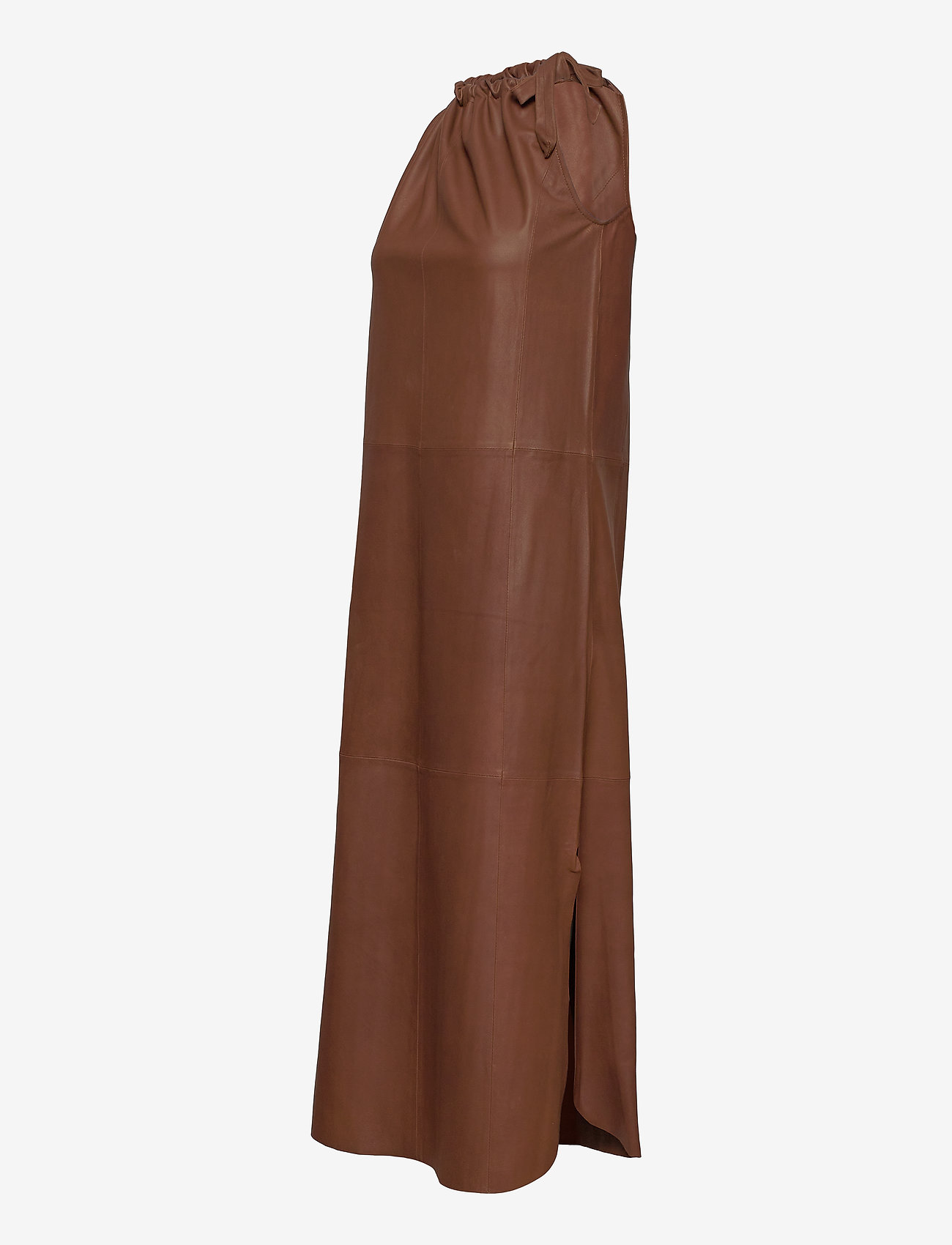 DEPECHE - Long dress - 150 tobacco - 4