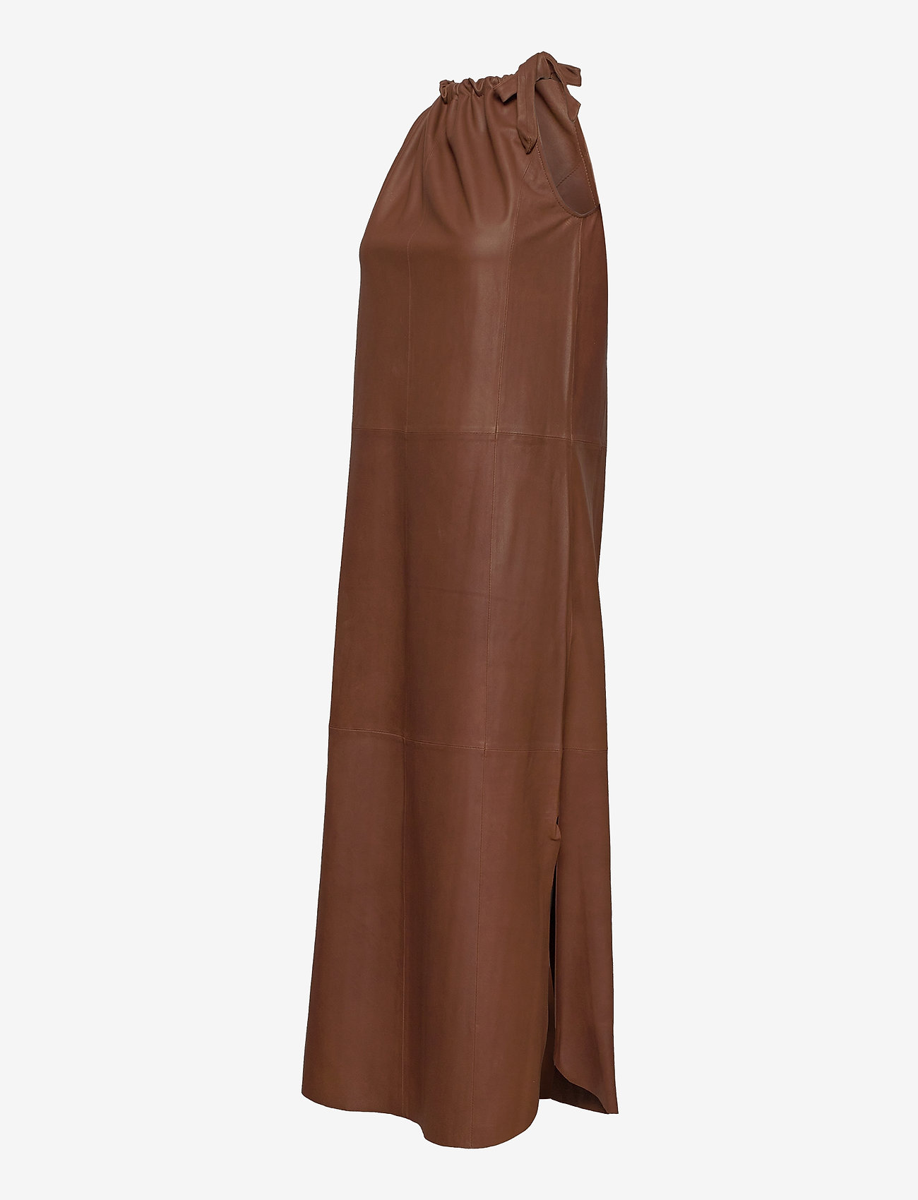 DEPECHE - Long dress - 150 tobacco - 5