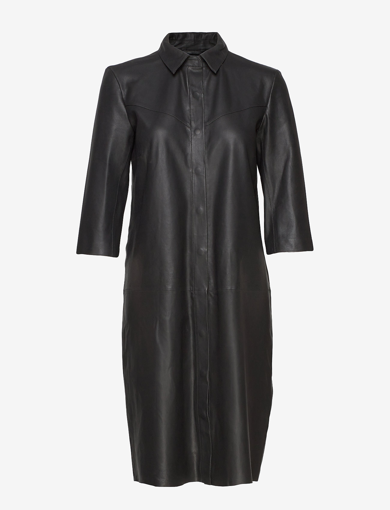 DEPECHE - Shirt dress - black - 0