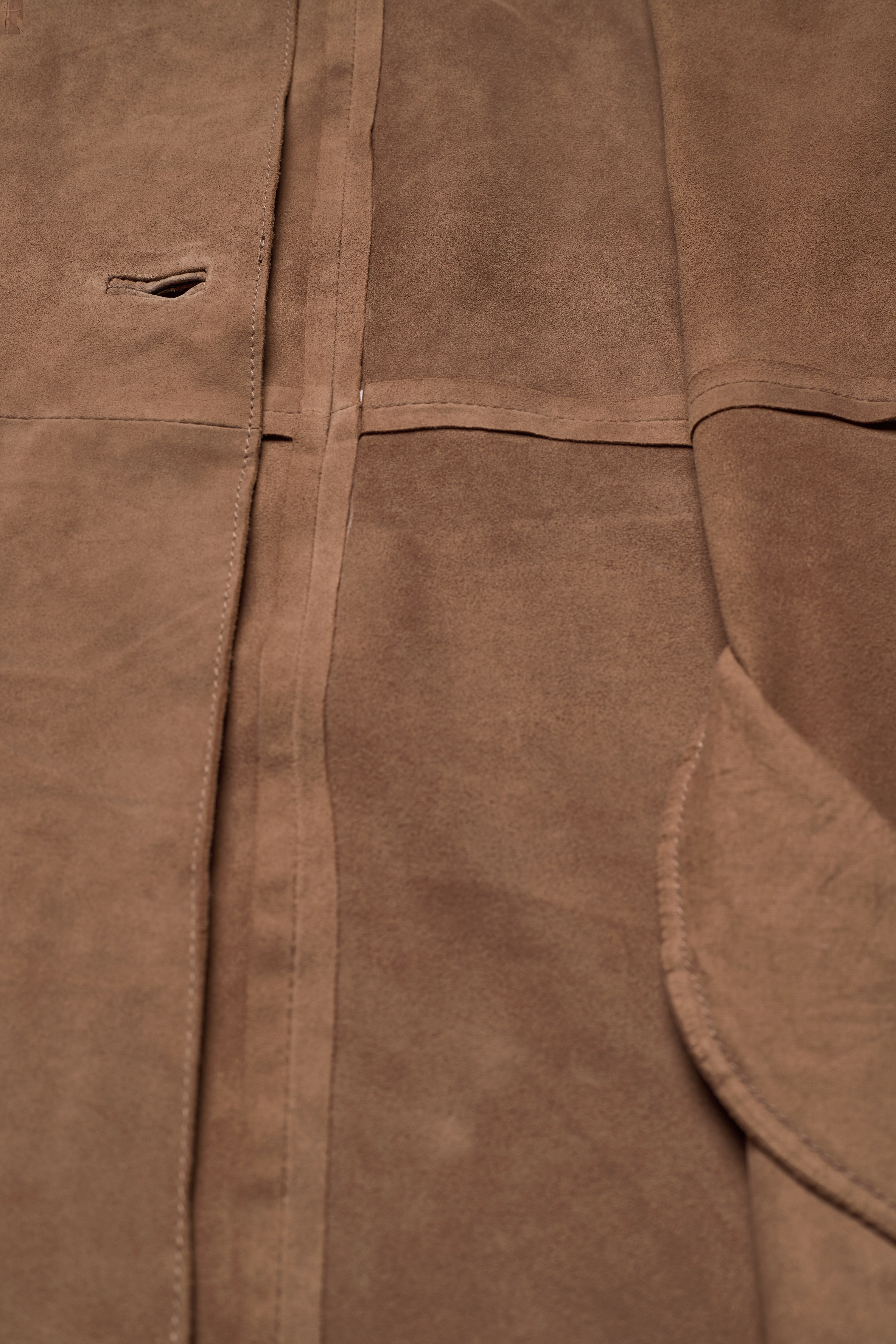 DEPECHE - Long cardigan - mud - 4