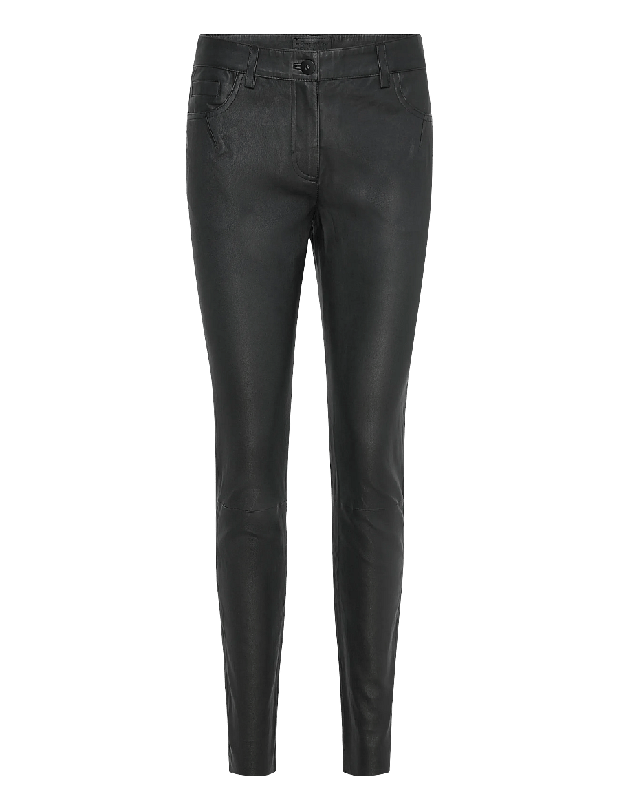 DEPECHE - Pants - lederhosen - black - 0