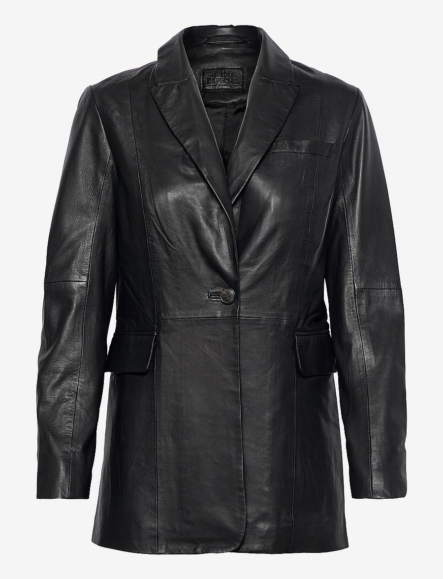 DEPECHE - Blazer - frühlingsjacken - 099 black (nero) - 0