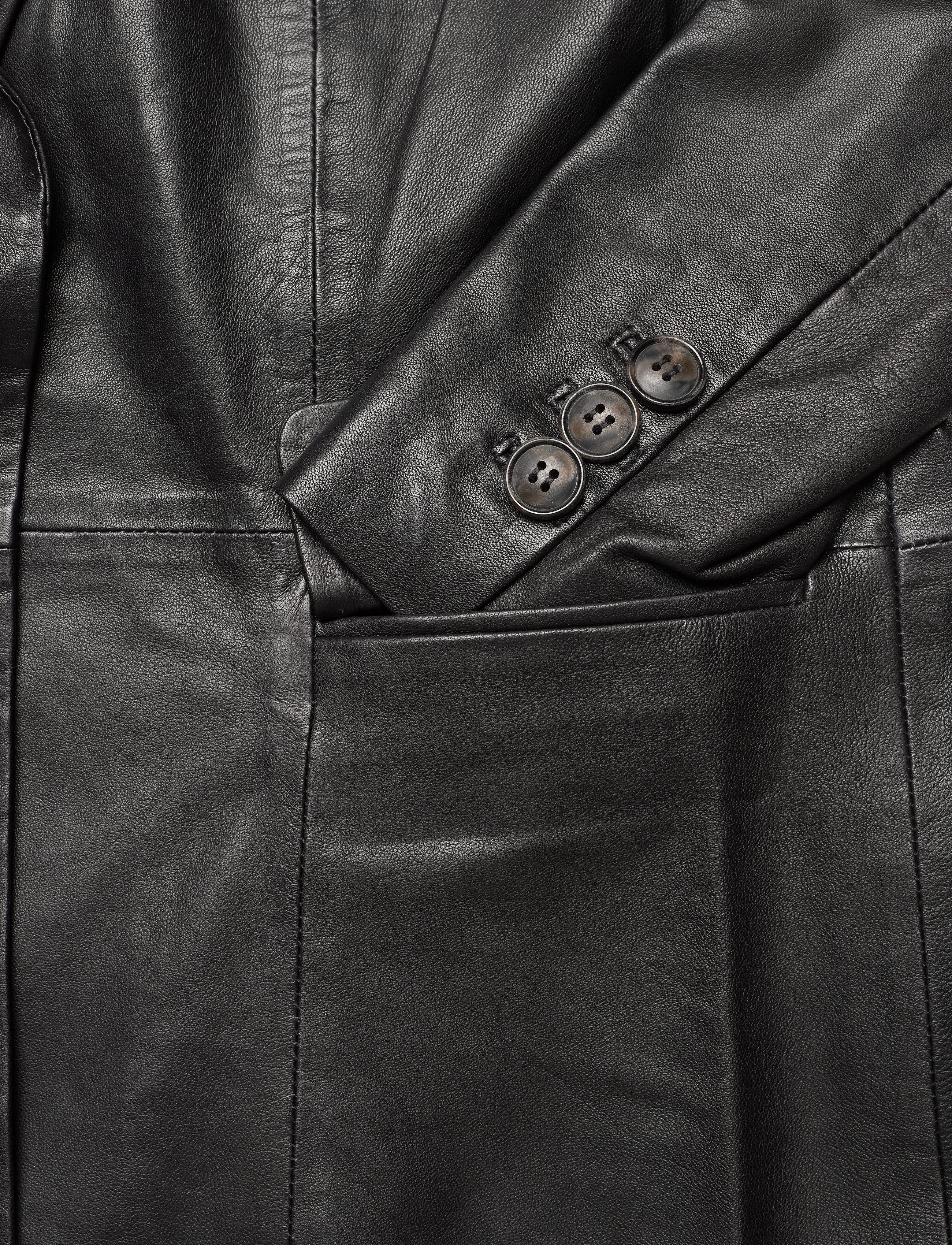 DEPECHE - Blazer - nahktagid - 099 black (nero) - 3