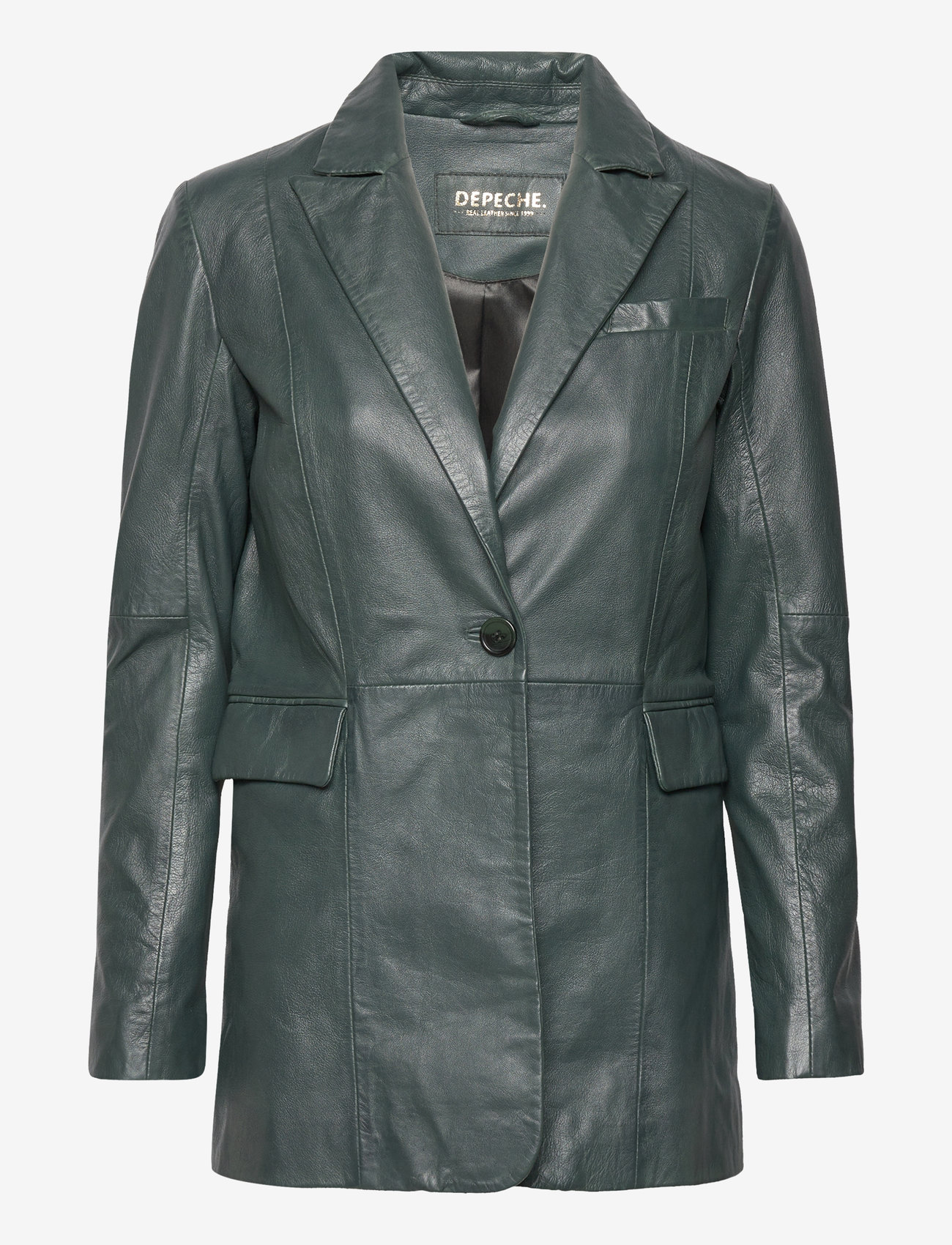 DEPECHE - Blazer - frühlingsjacken - 102 bottle green - 0