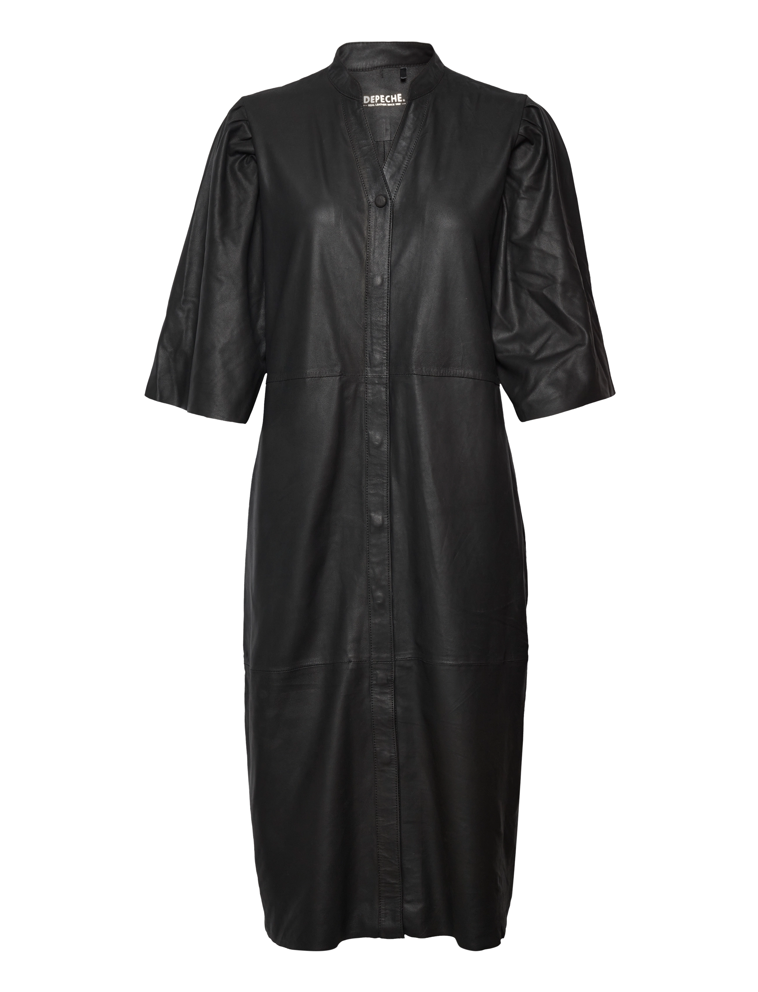 DEPECHE - dress - skjortklänningar - black - 0