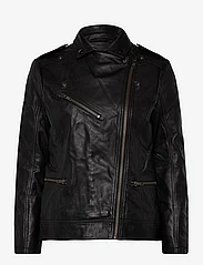 DEPECHE - Biker jacket - vårjakker - black - 2