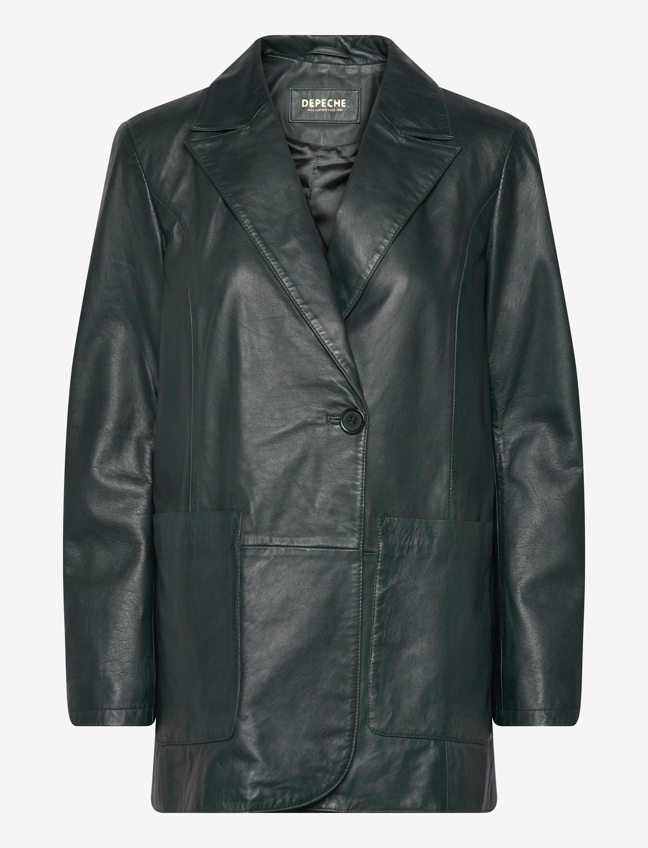 DEPECHE - MayaDEP Blazer - frühlingsjacken - 102 bottle green - 0