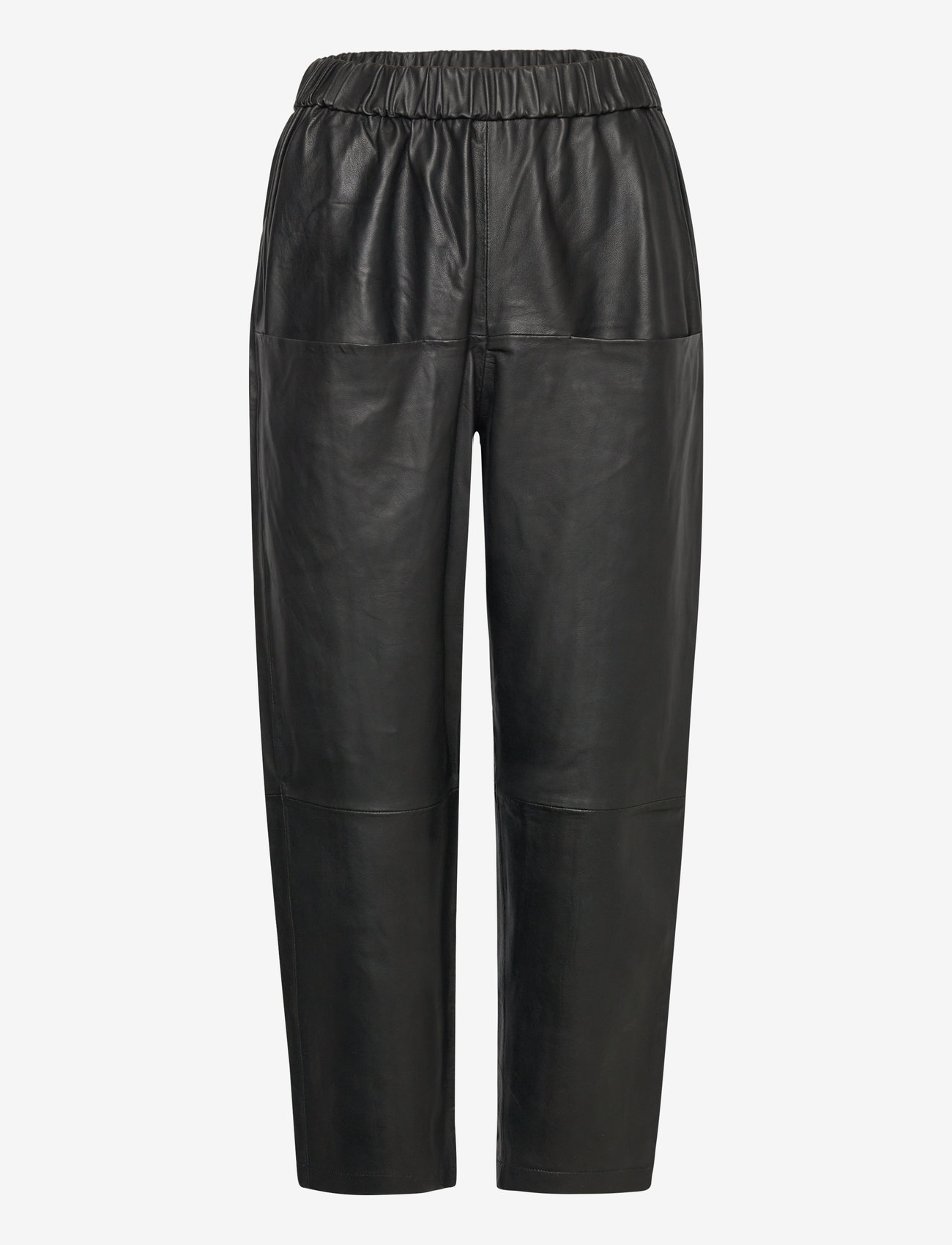 DEPECHE - Pants - læderbukser - 099 black (nero) - 0