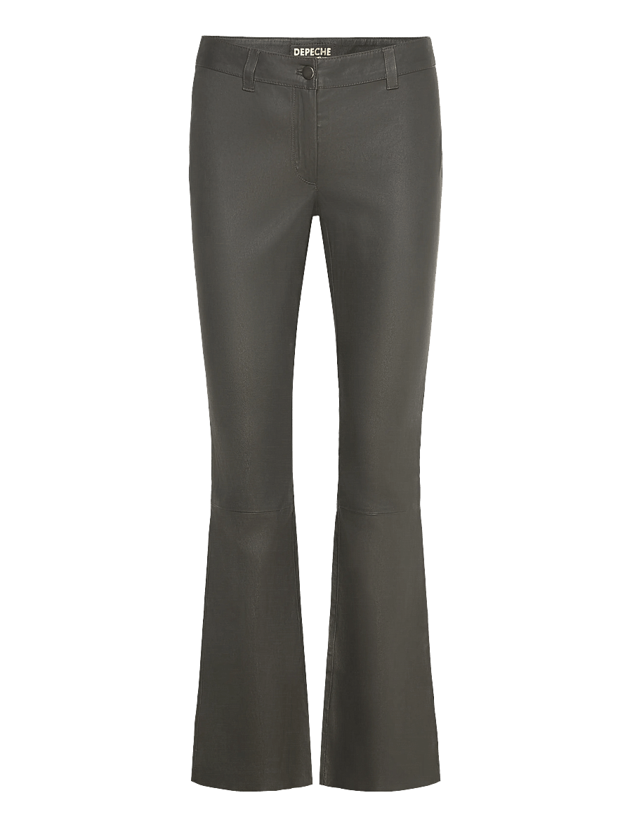 DEPECHE - Pants - lederhosen - 129 dark grey - 0