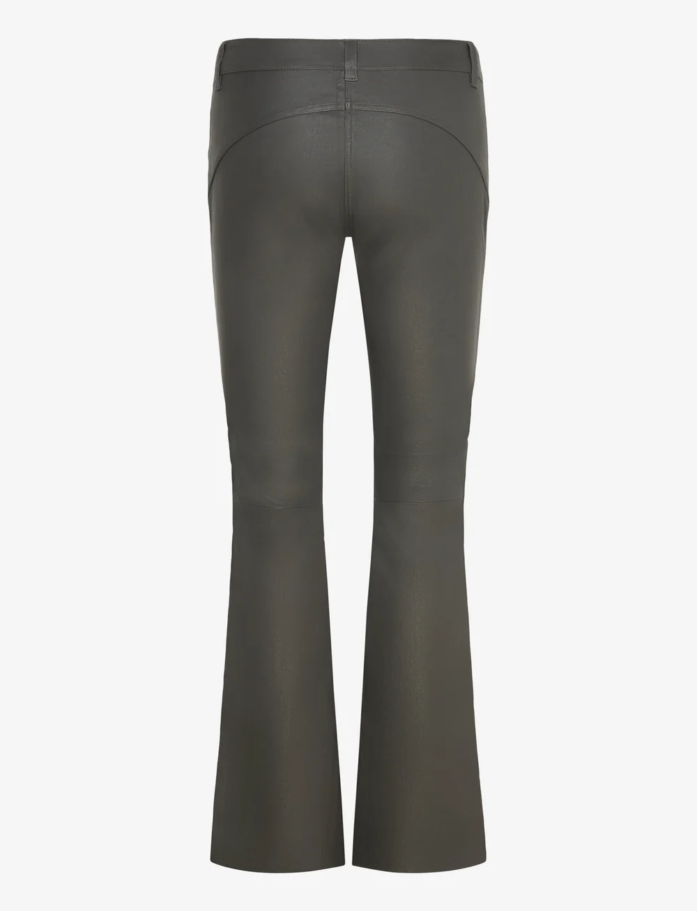 DEPECHE - Pants - læderbukser - 129 dark grey - 1