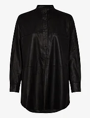 DEPECHE - Shirt - langärmlige hemden - 099 black (nero) - 0