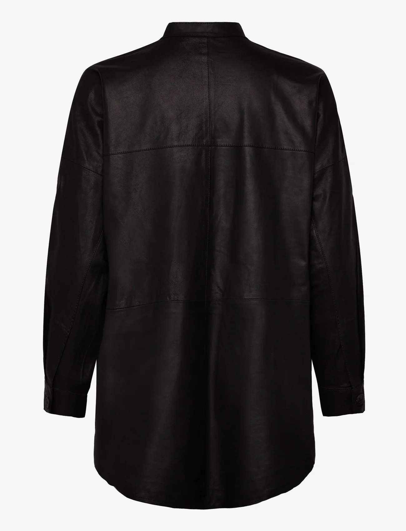 DEPECHE - Shirt - langärmlige hemden - 099 black (nero) - 1