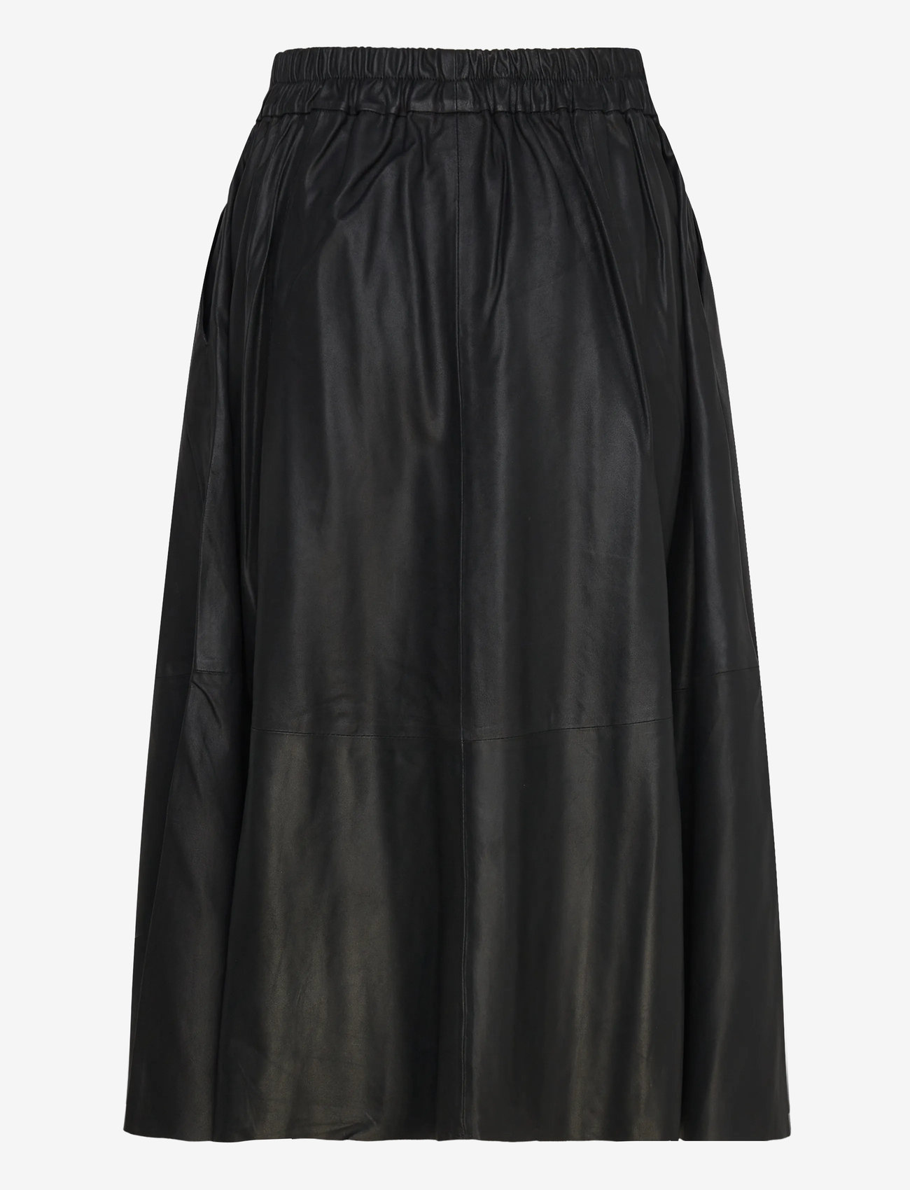 DEPECHE - ElinorDEP Leather Skirt - lædernederdele - 099 black (nero) - 1