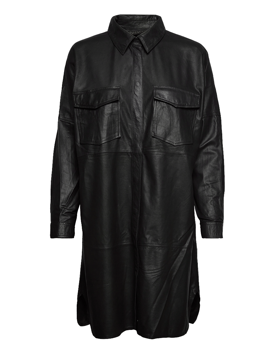 DEPECHE - Shirt - hemdkleider - black - 0