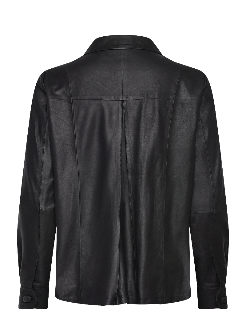 DEPECHE - LenoaDEP Leather Jacket - frühlingsjacken - 099 black (nero) - 1
