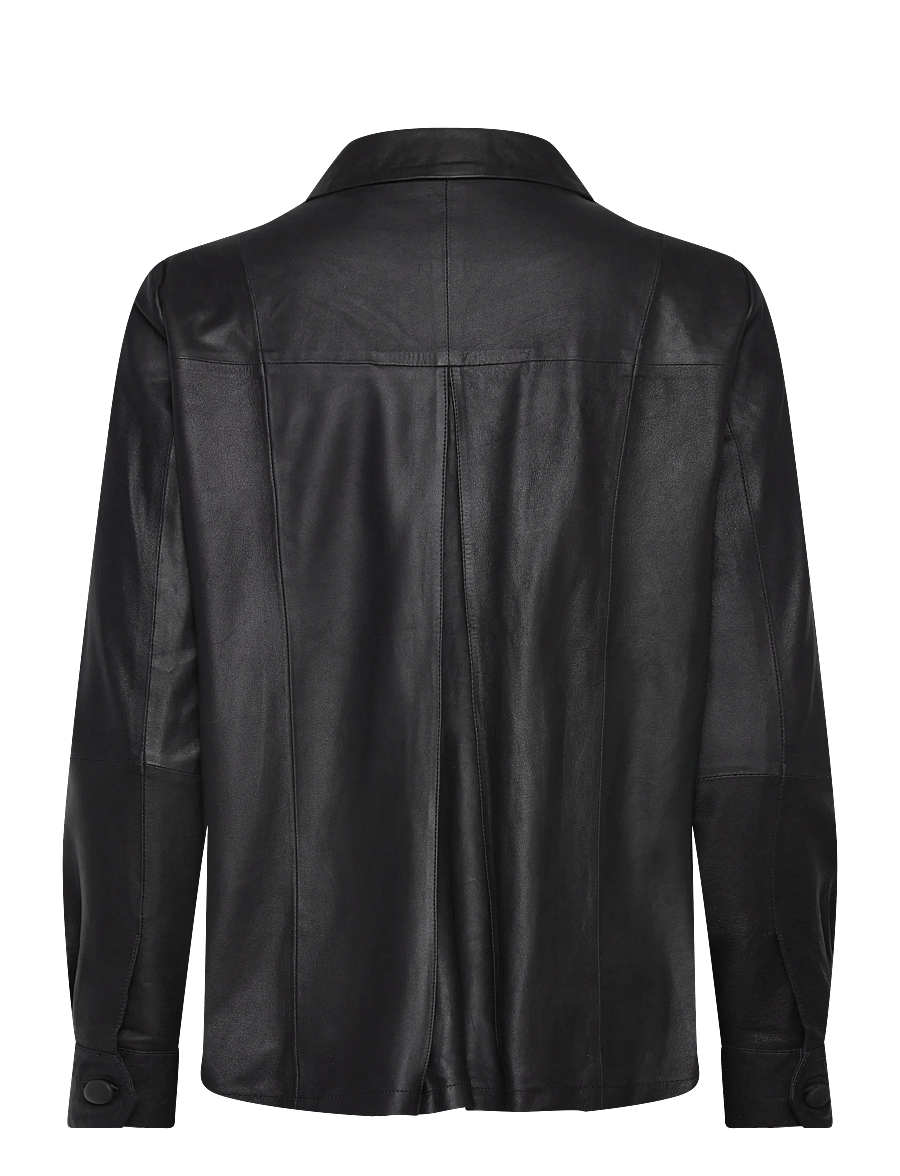 DEPECHE - LenoaDEP Leather Jacket - lederjacken - 099 black (nero) - 1