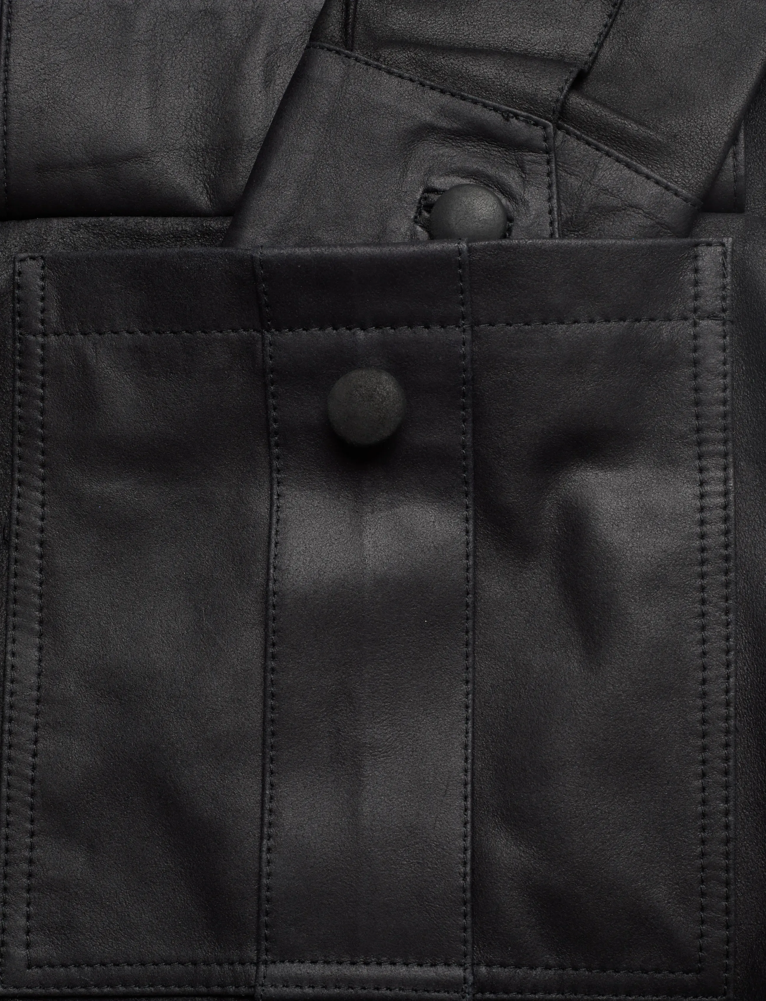 DEPECHE - LenoaDEP Leather Jacket - lederjacken - 099 black (nero) - 3