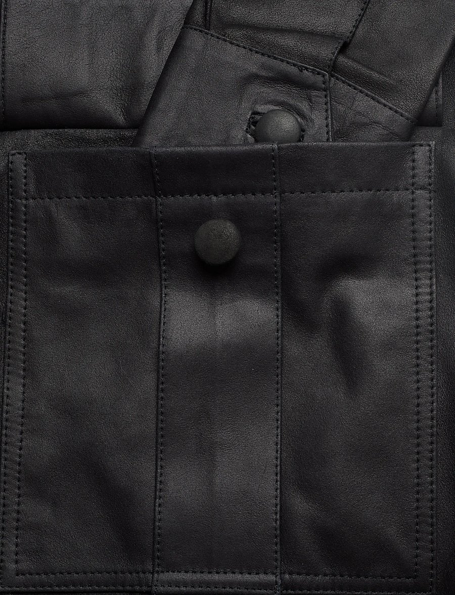 DEPECHE - LenoaDEP Leather Jacket - lederjacken - 099 black (nero) - 3
