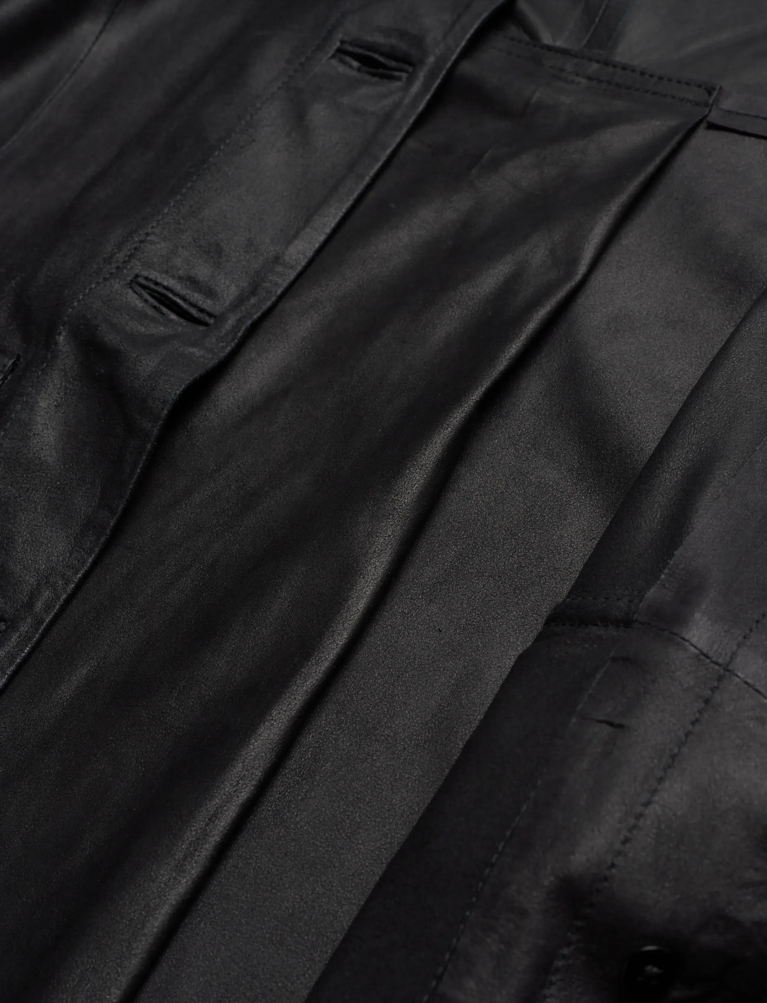 DEPECHE - LenoaDEP Leather Jacket - lederjacken - 099 black (nero) - 4