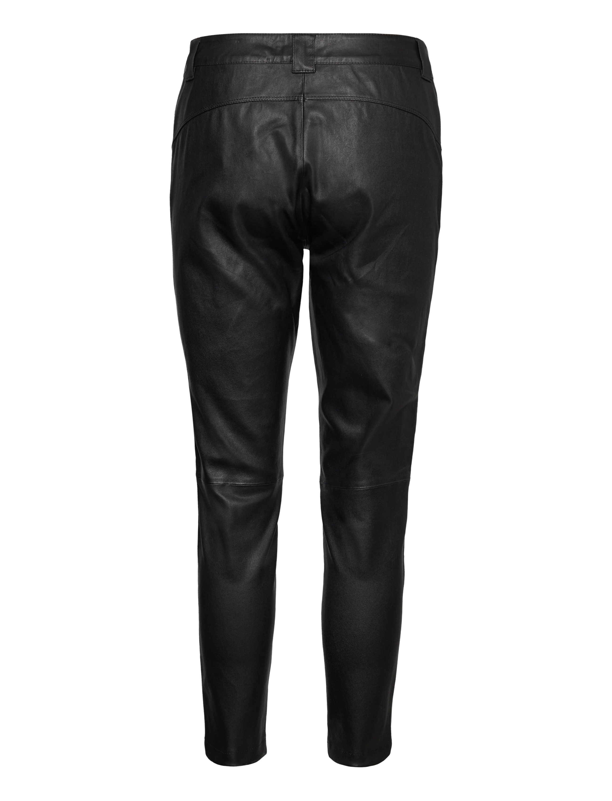 DEPECHE - Chino pant 7/8 pant - skinnbyxor - black - 1