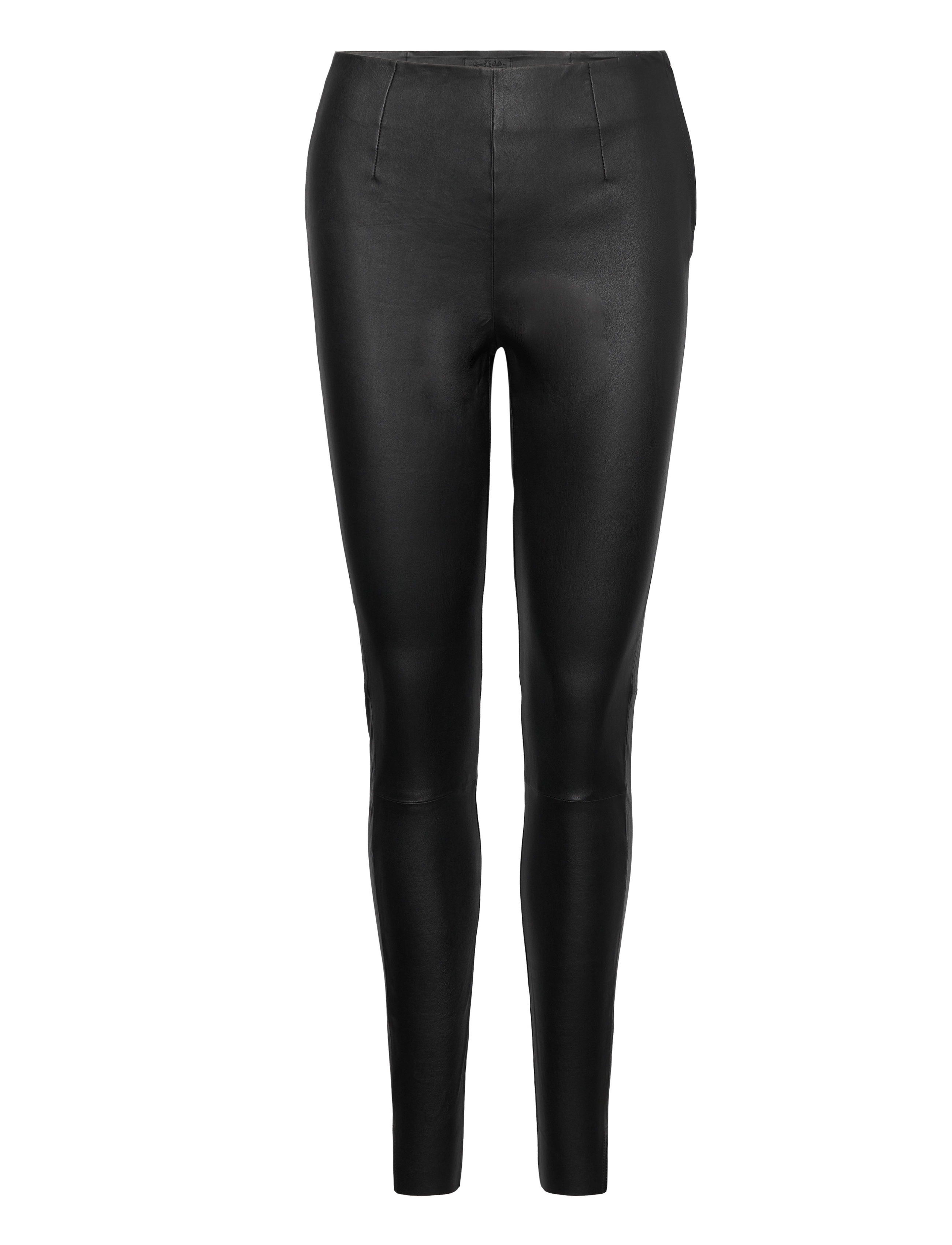 DEPECHE Stretch Legging, 44, Trousers, Schwarz - Leather Leggings-trousers, Frauen