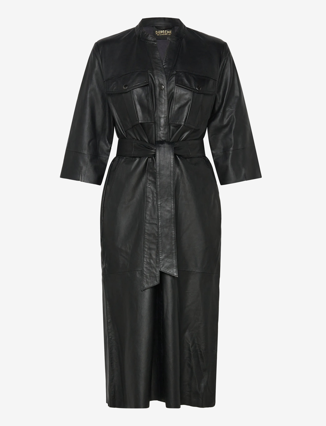 DEPECHE - PaigeDEP Dress - särkkleidid - 099 black (nero) - 0